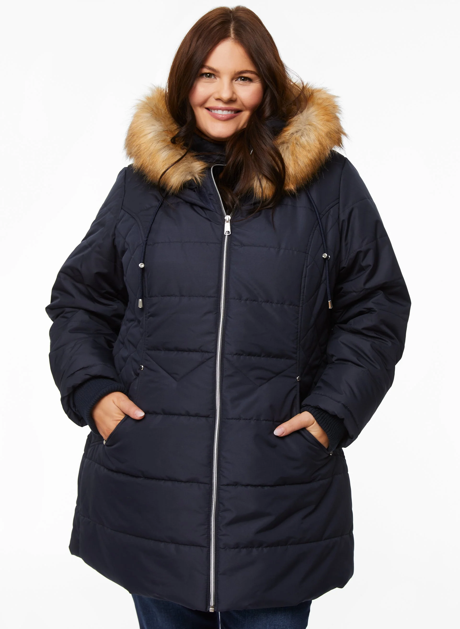 Vegan Down Quilted Coat