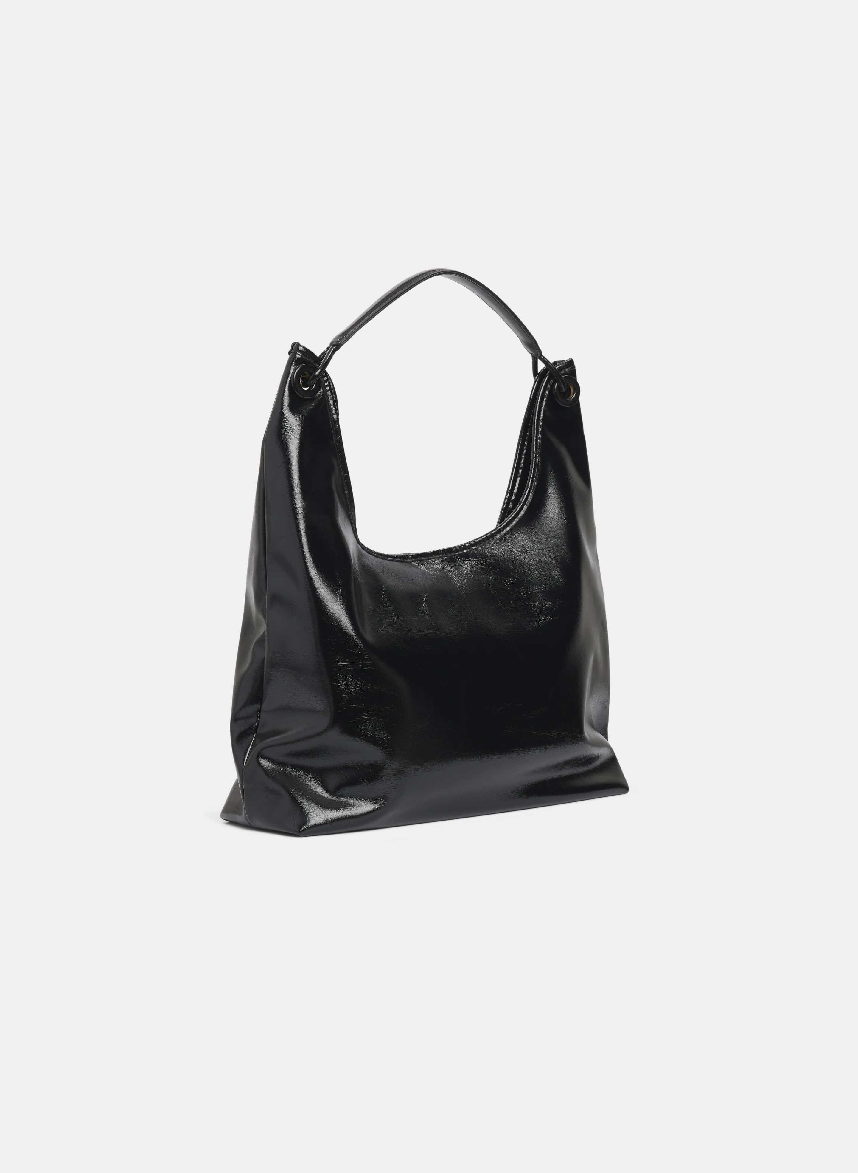 Vegan Leather Handbag & Pouch Set - Image 5
