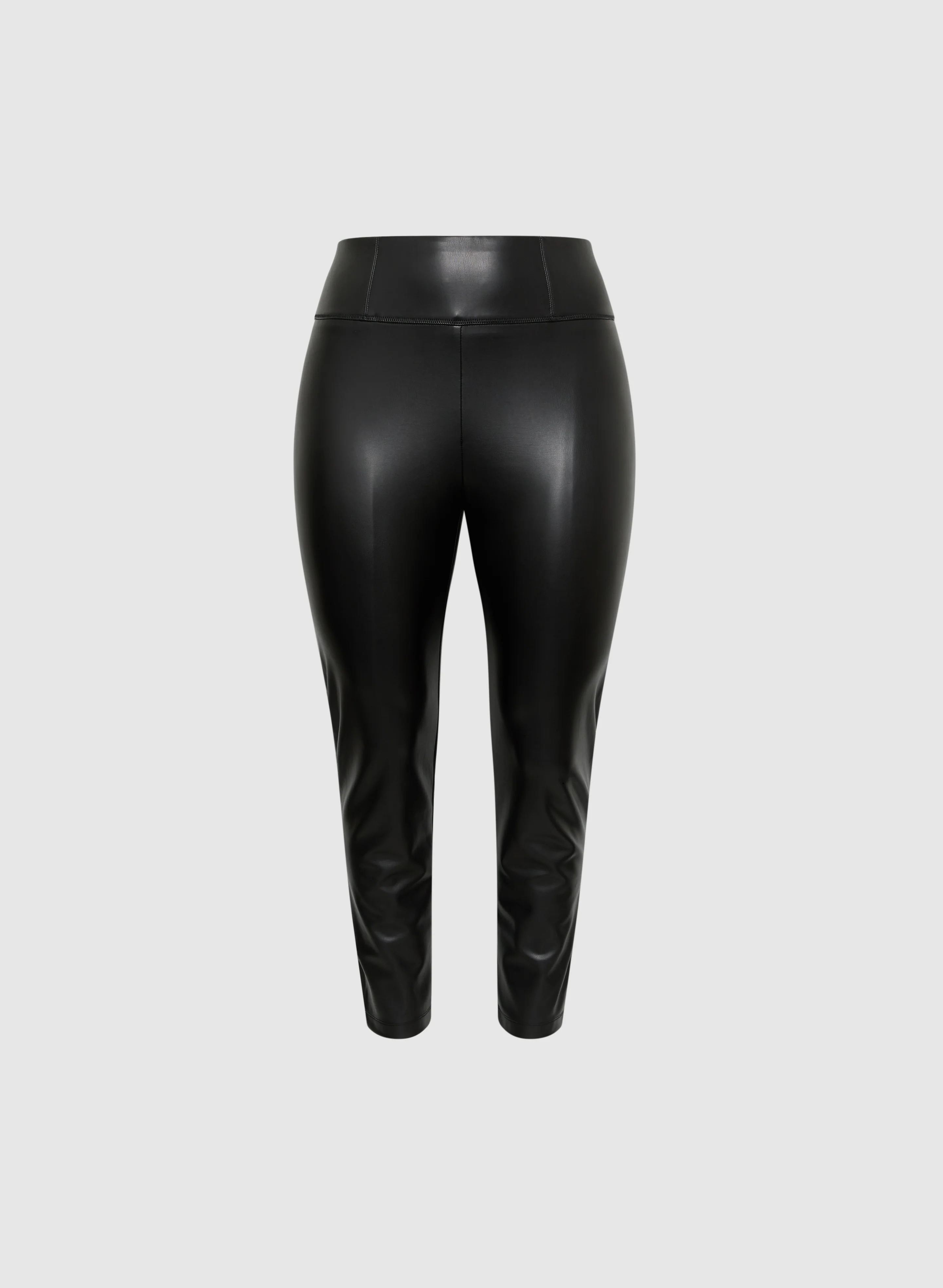 Chloe Fit Vegan Leather Leggings - Image 5