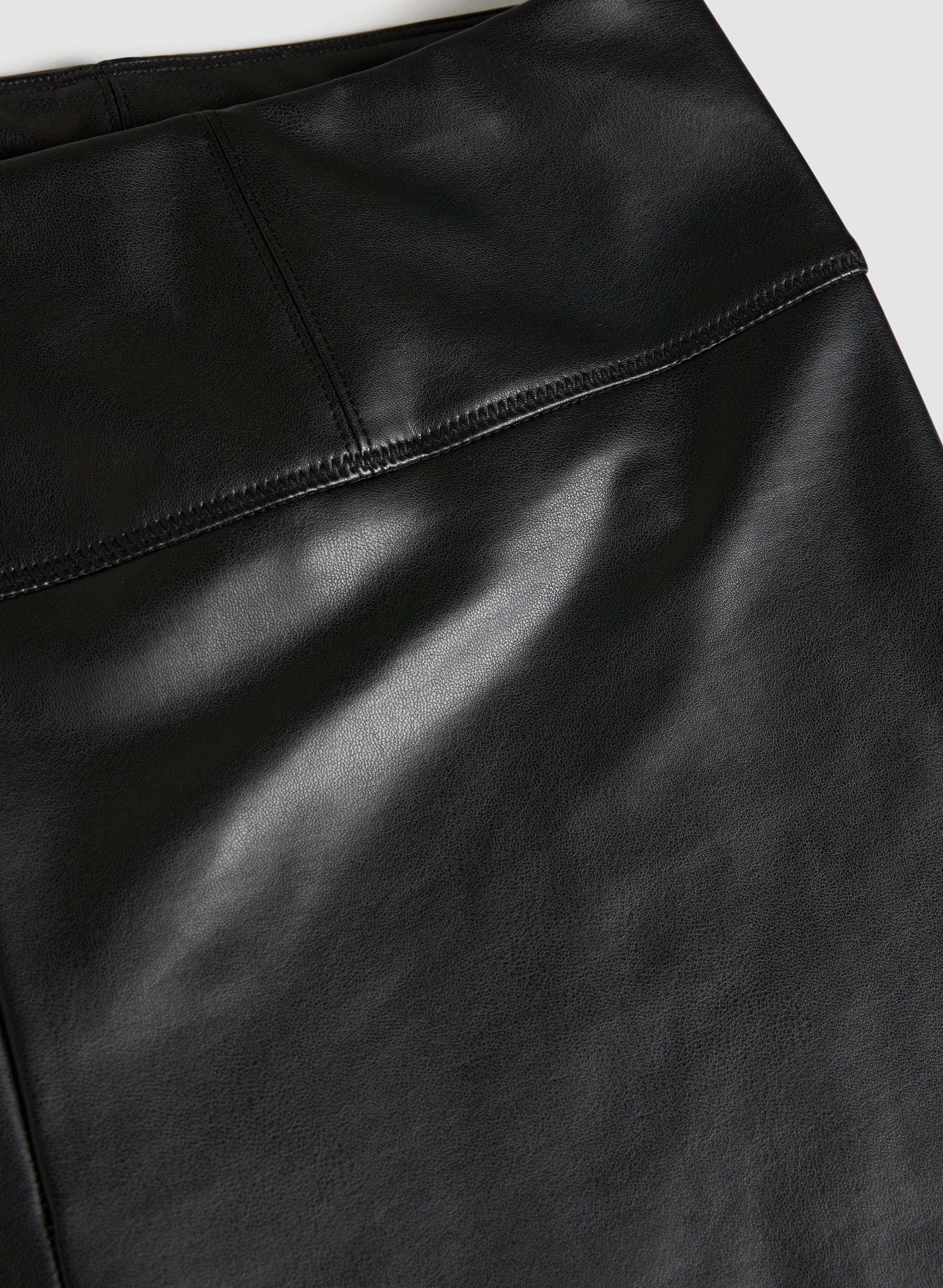Chloe Fit Vegan Leather Leggings - Image 6