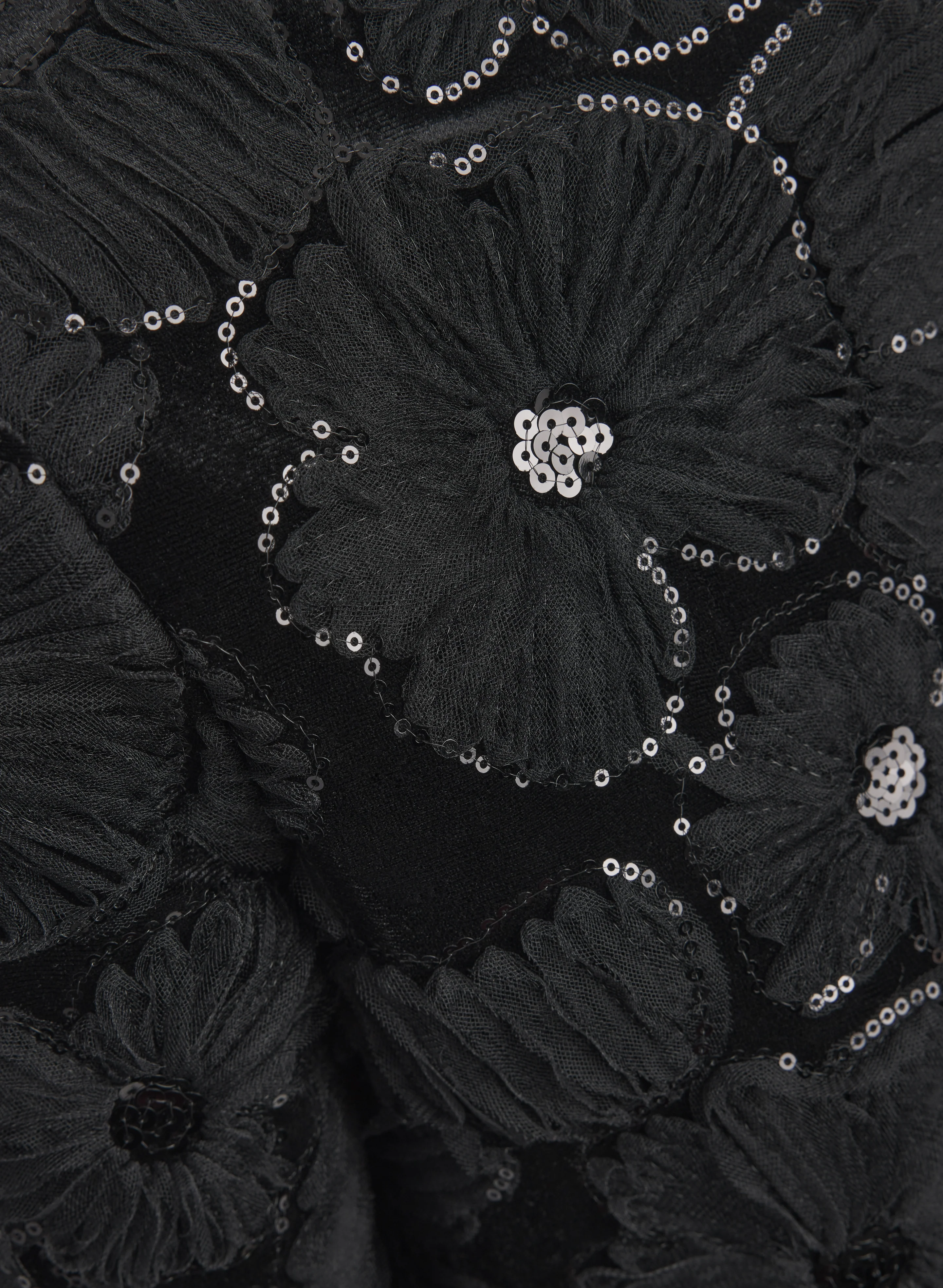 Velour Embroidered Bolero - Image 7