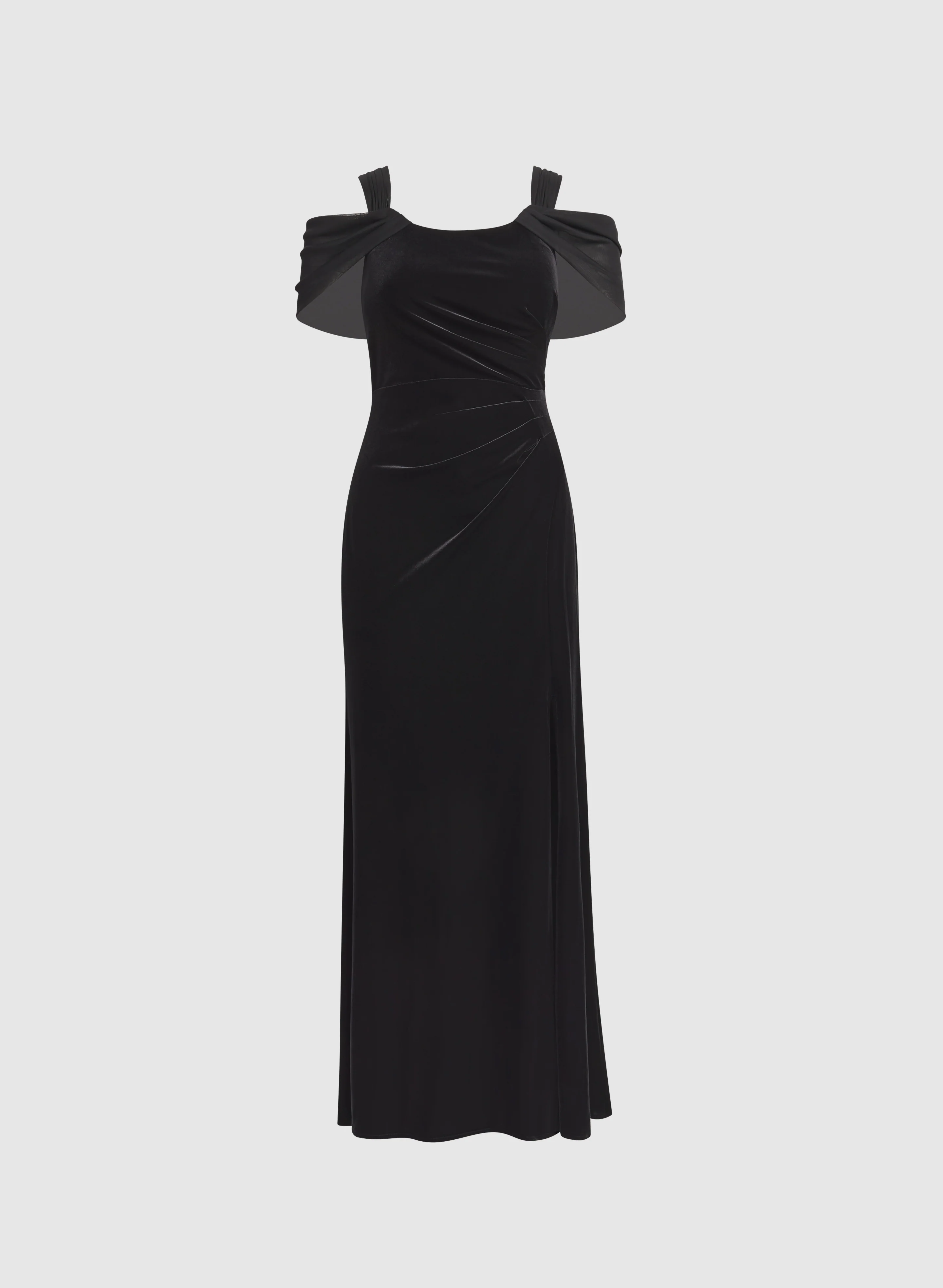 Velvet Cold-Shoulder Dress - Image 5