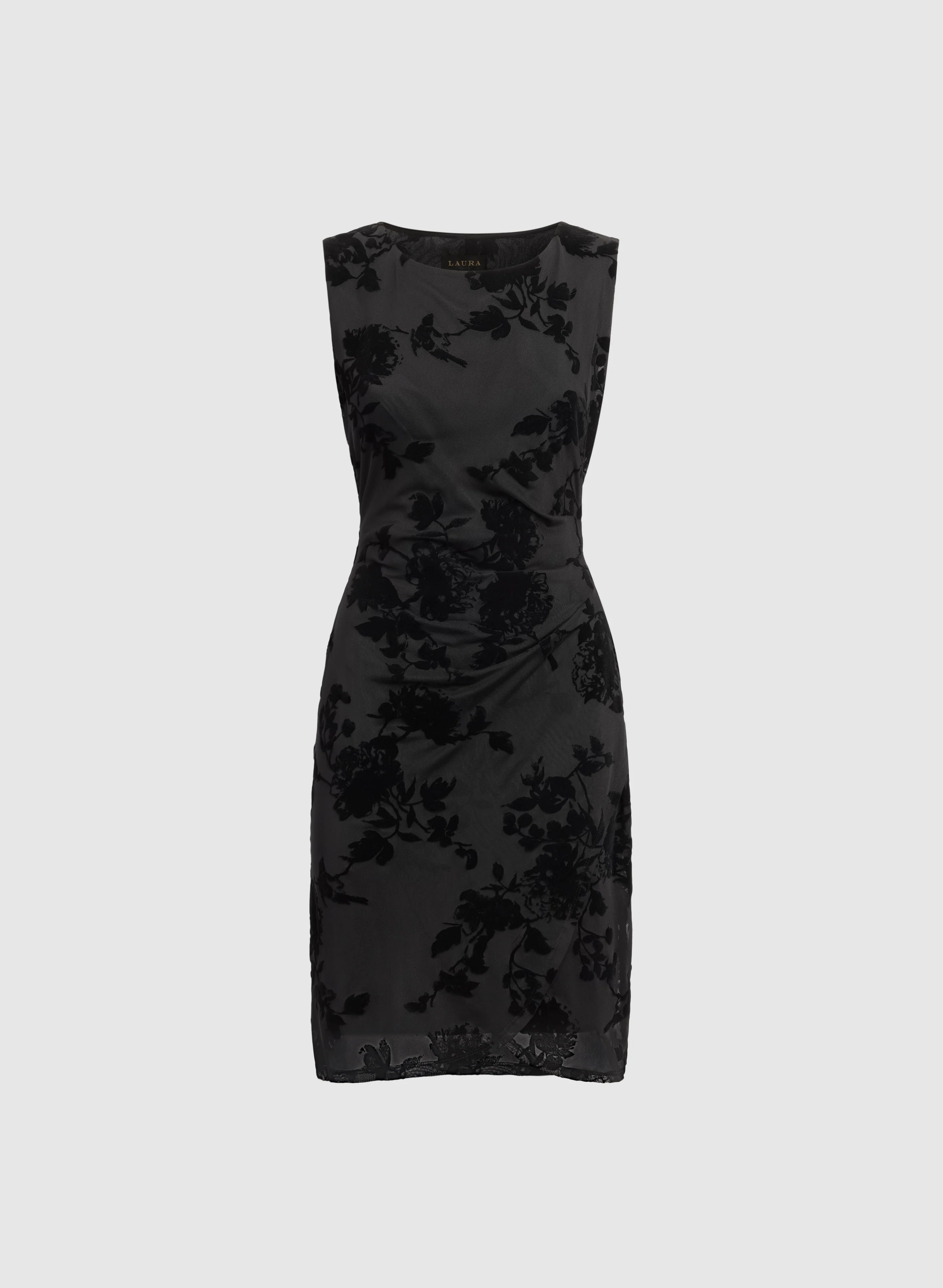 Velvet Flocked Dress - Image 6