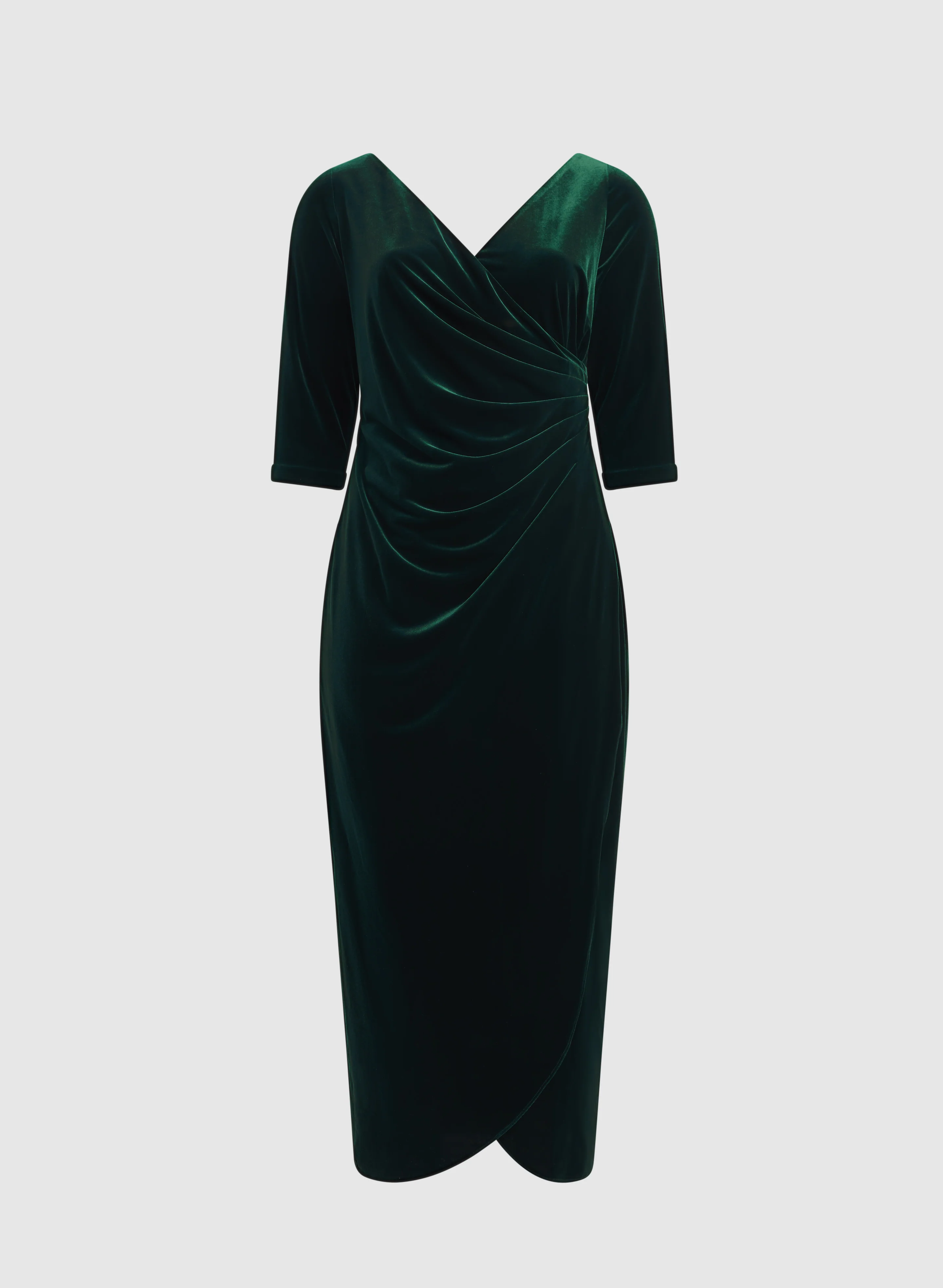 Alex Evenings - Velvet Overlay Dress - Image 7