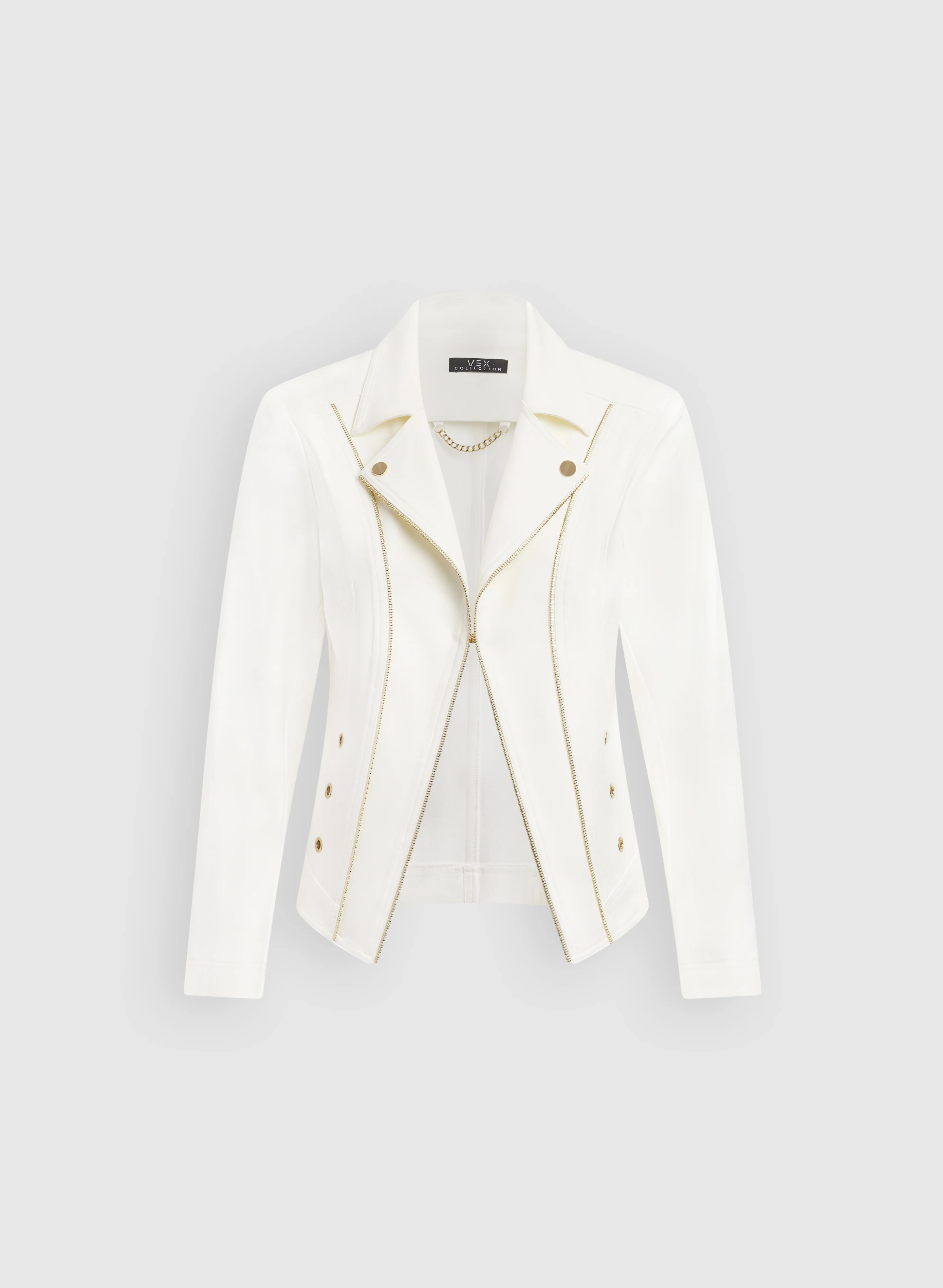 Vex - Zip Faux-Suede Jacket - Image 6