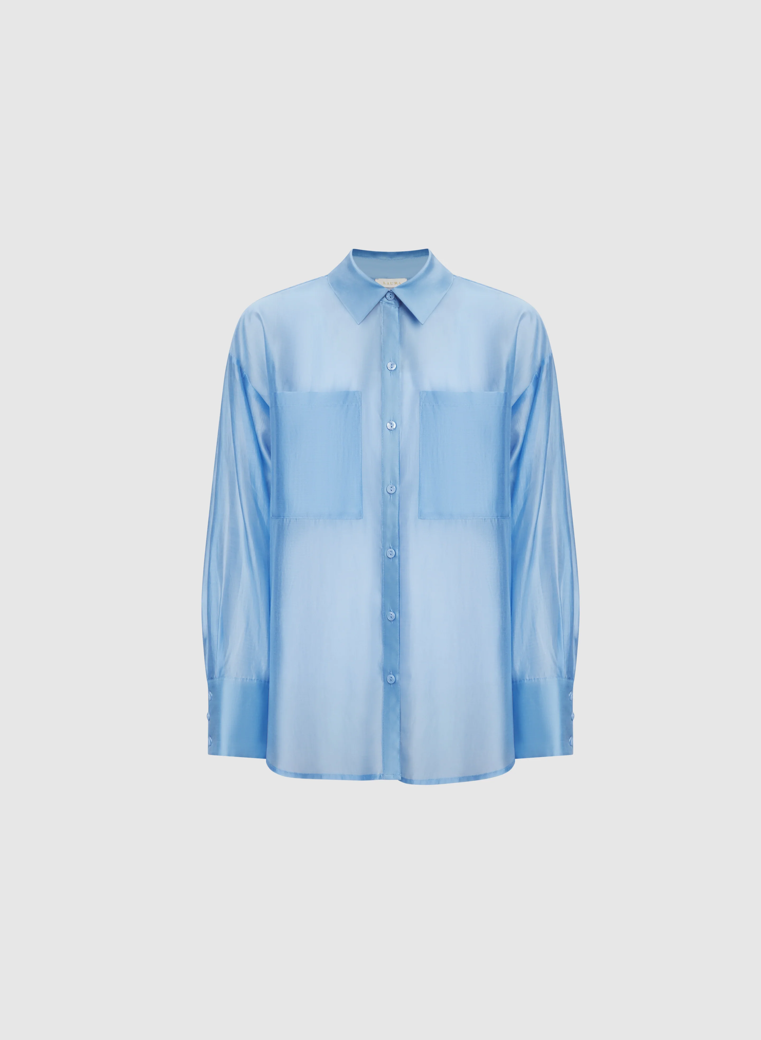Voile Button-Down Blouse - Image 6