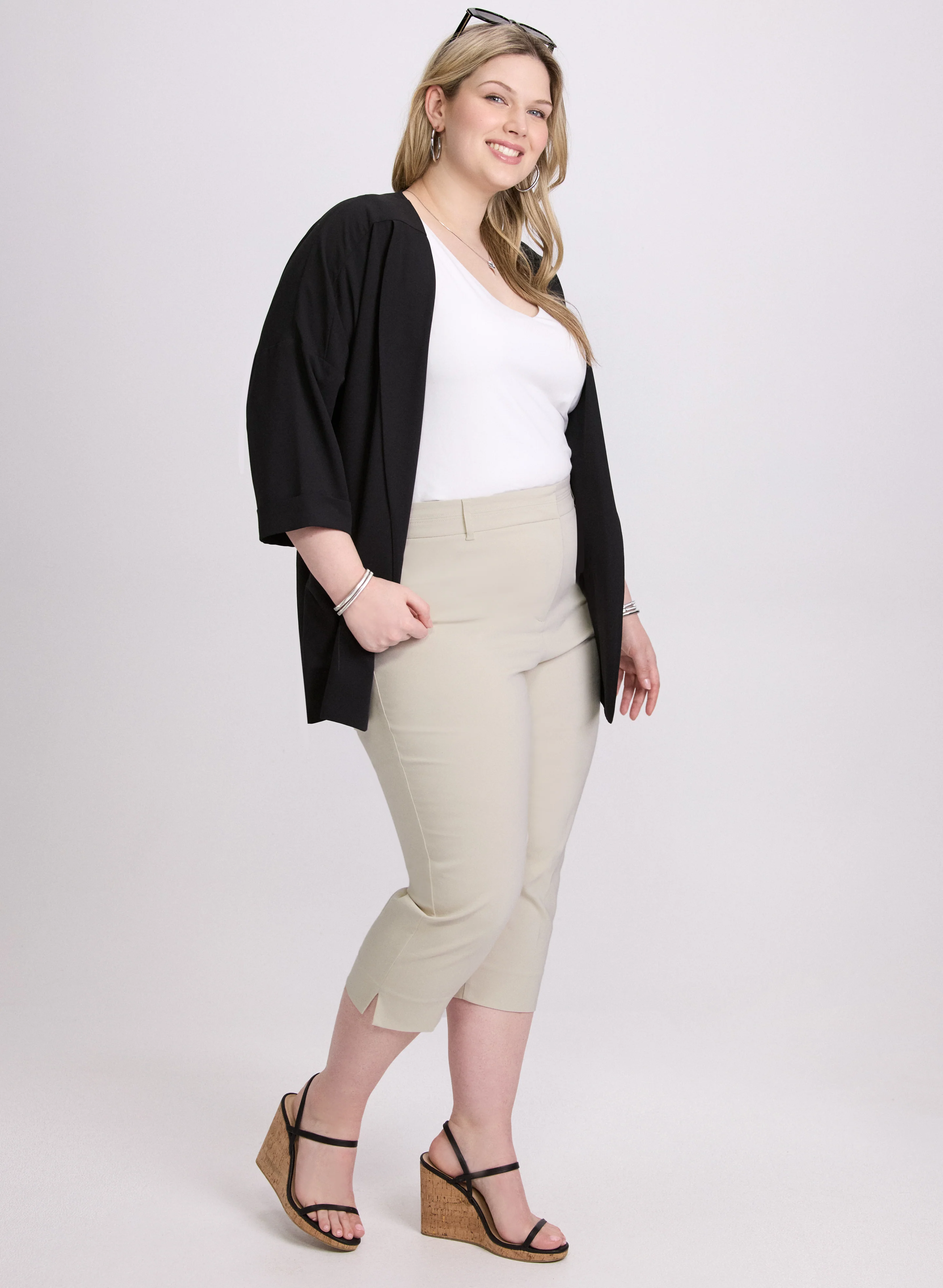 Waist Detail Capris - Image 3