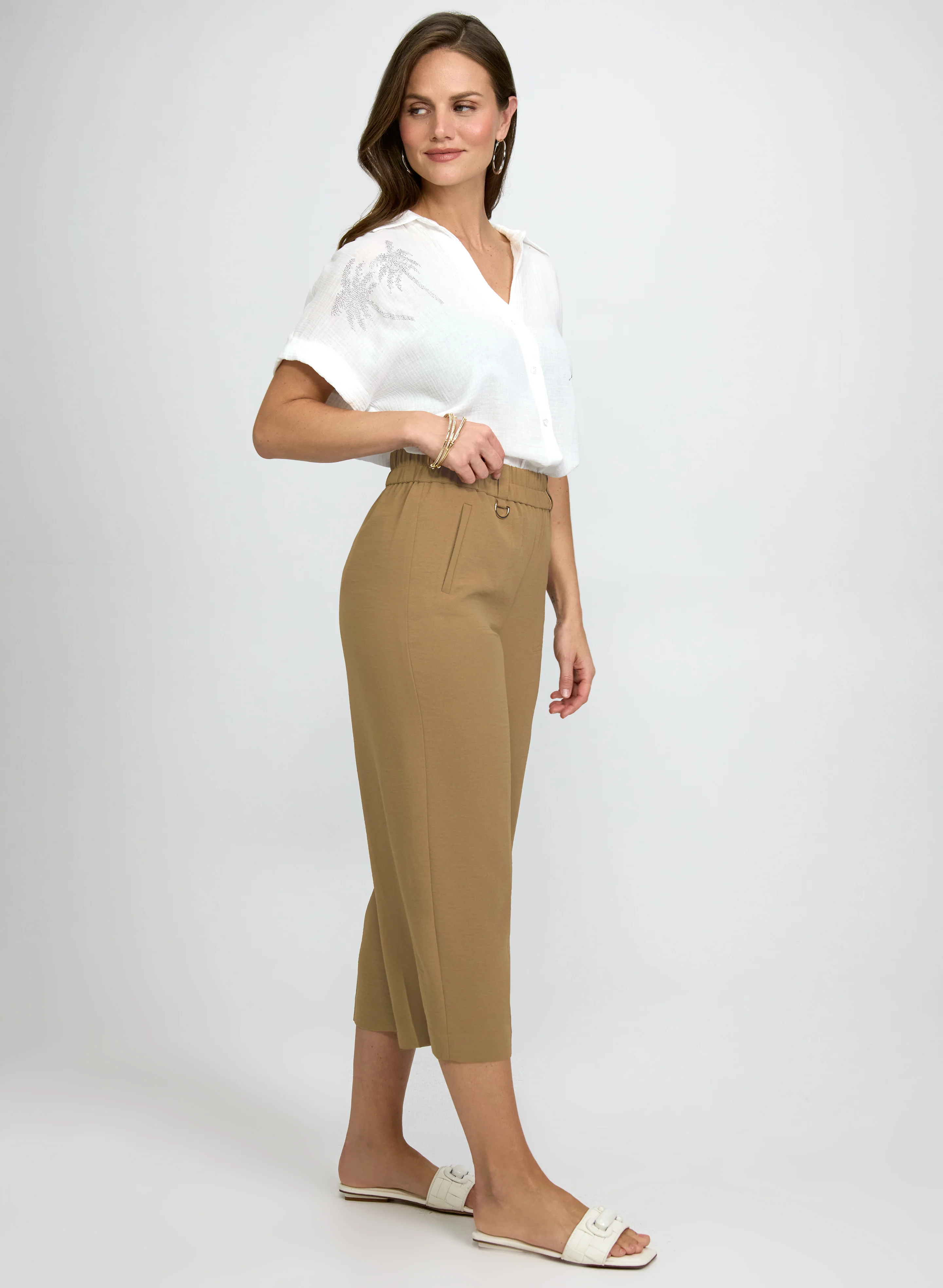 Wide-Leg Capris - Image 5