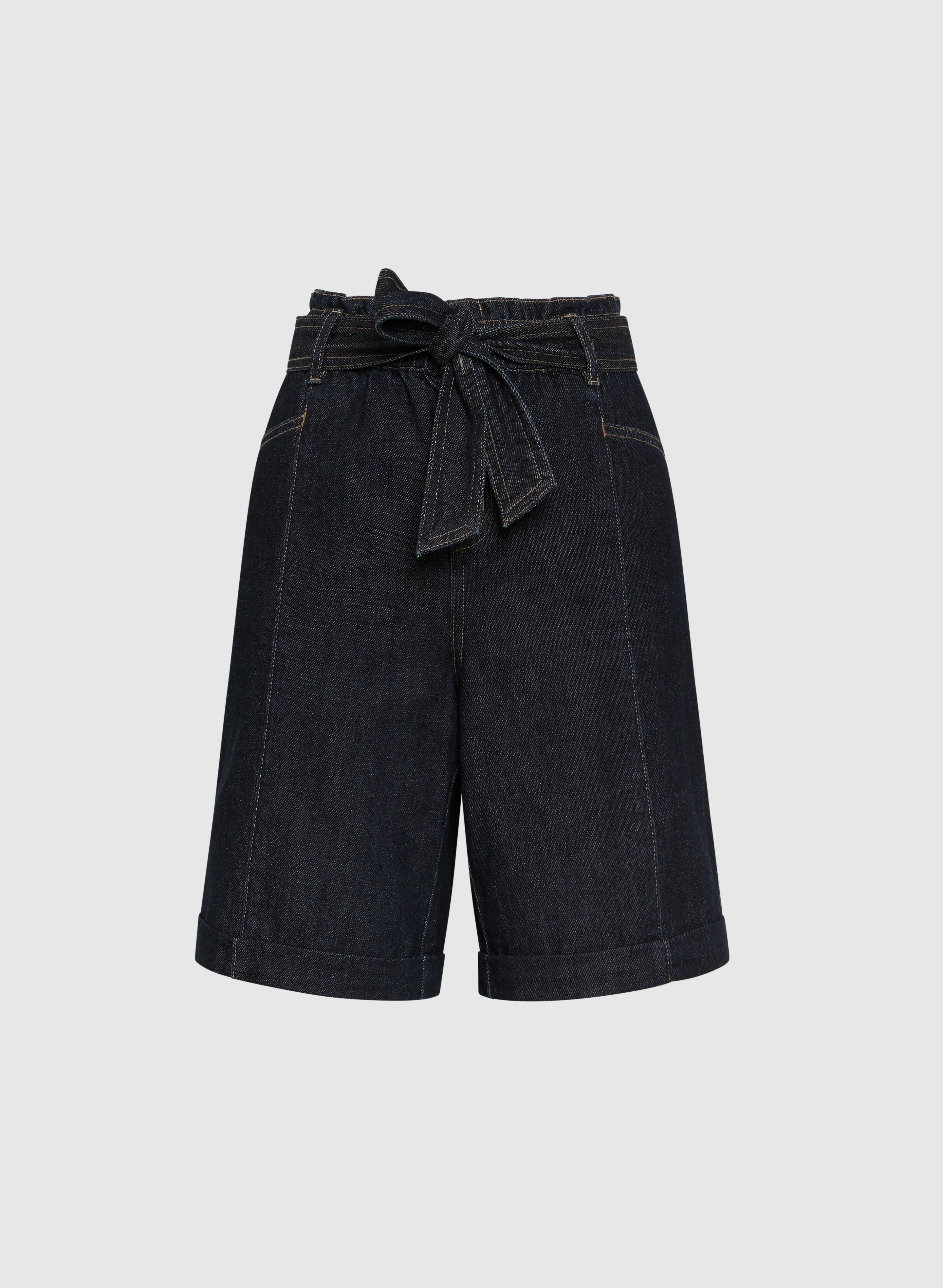 Wide-Leg Jean Shorts - Image 7
