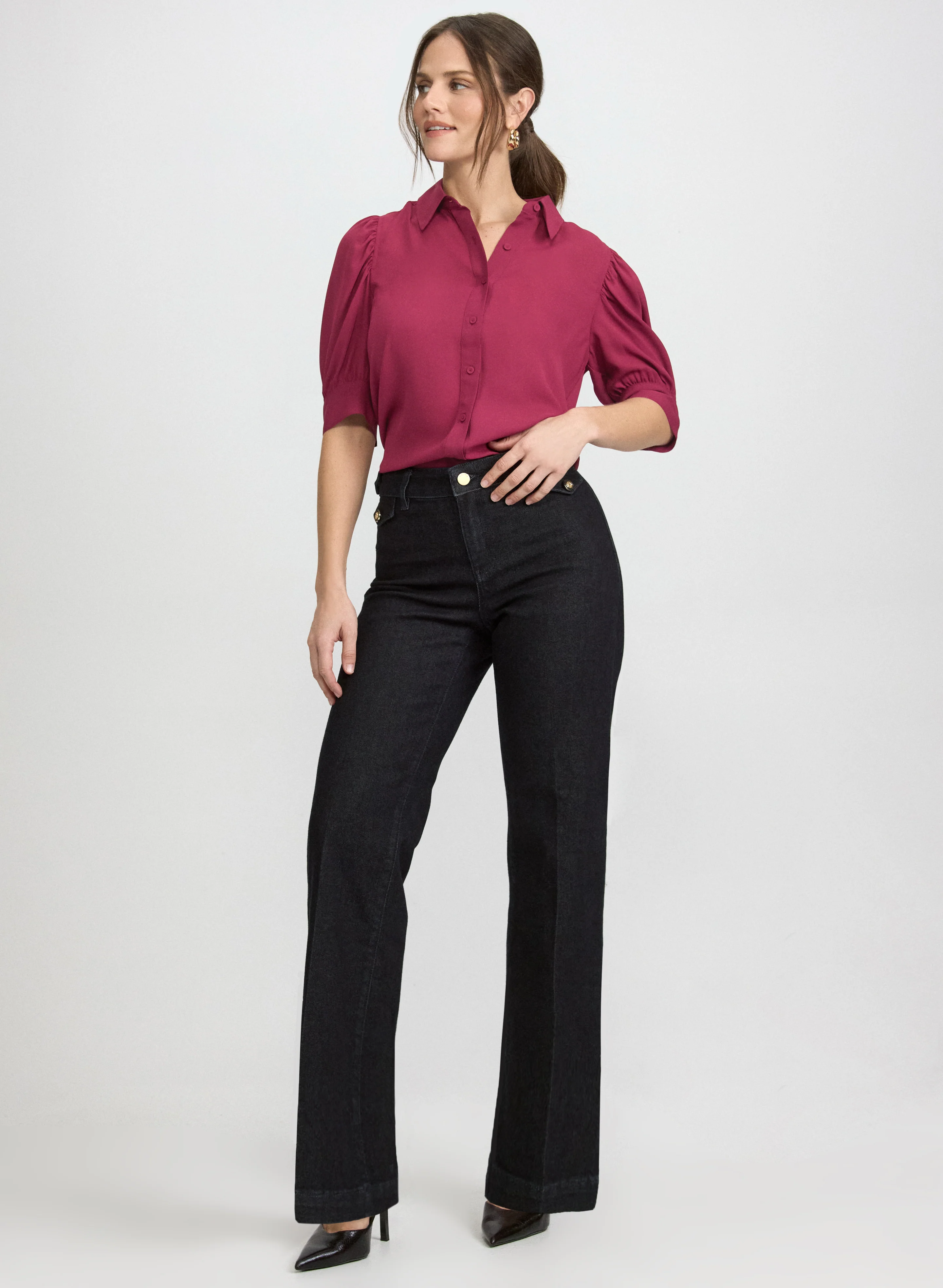Wide-Leg Trouser Jeans - Image 3