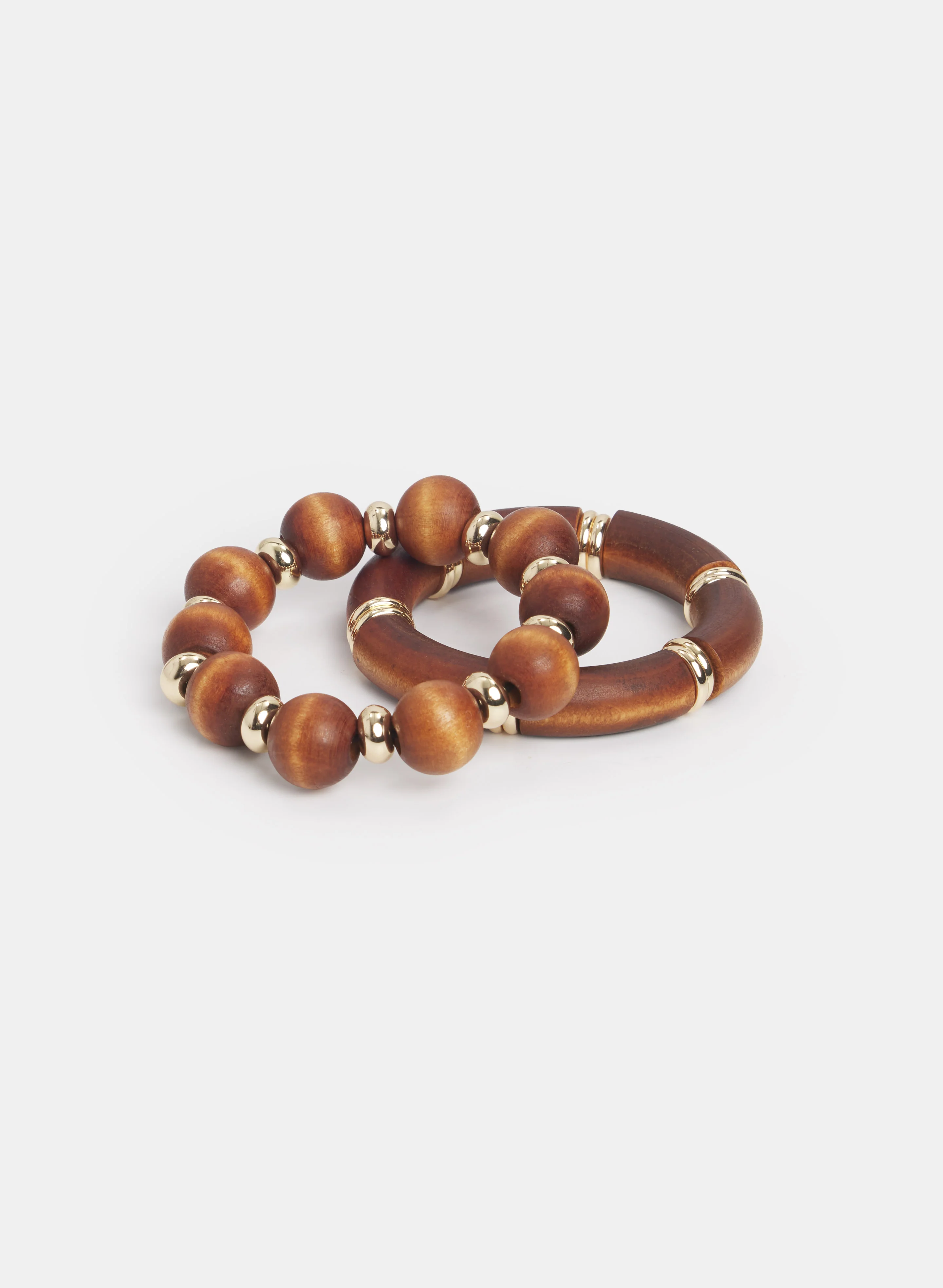 Wooden Stretch Bracelet Set