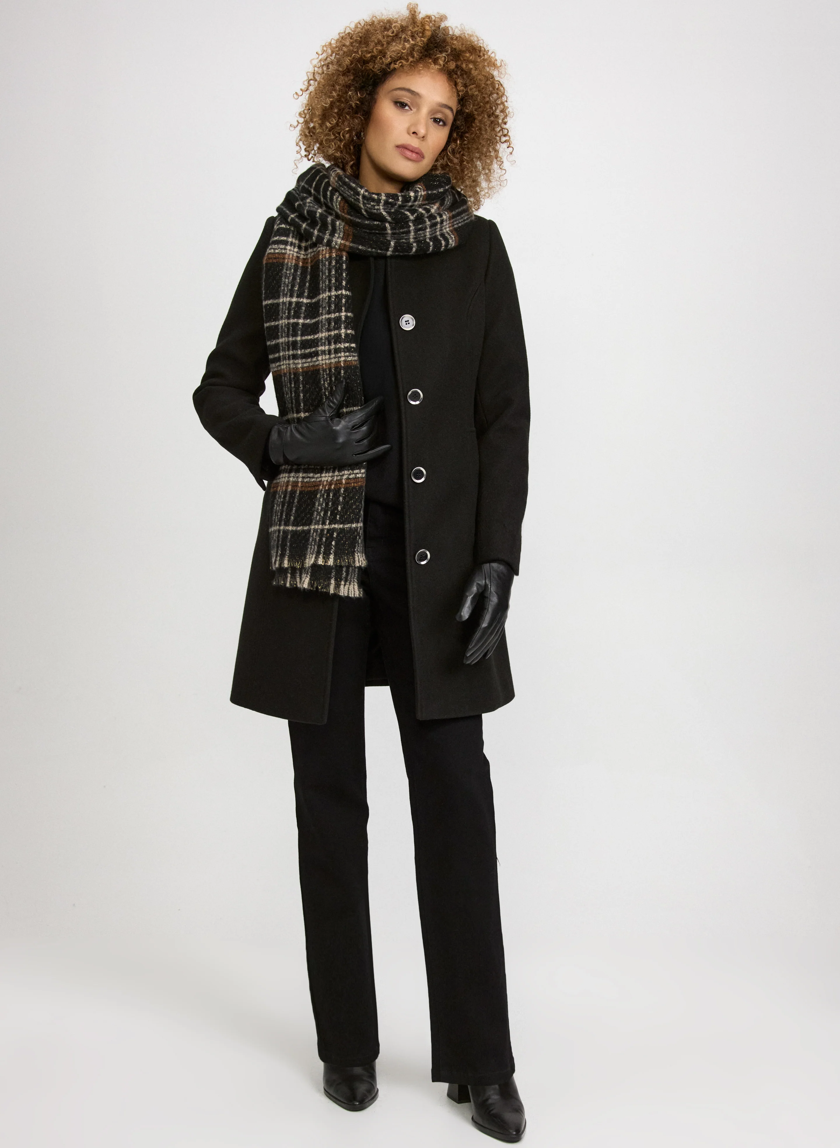 Stretch Wool-Blend Coat - Image 4