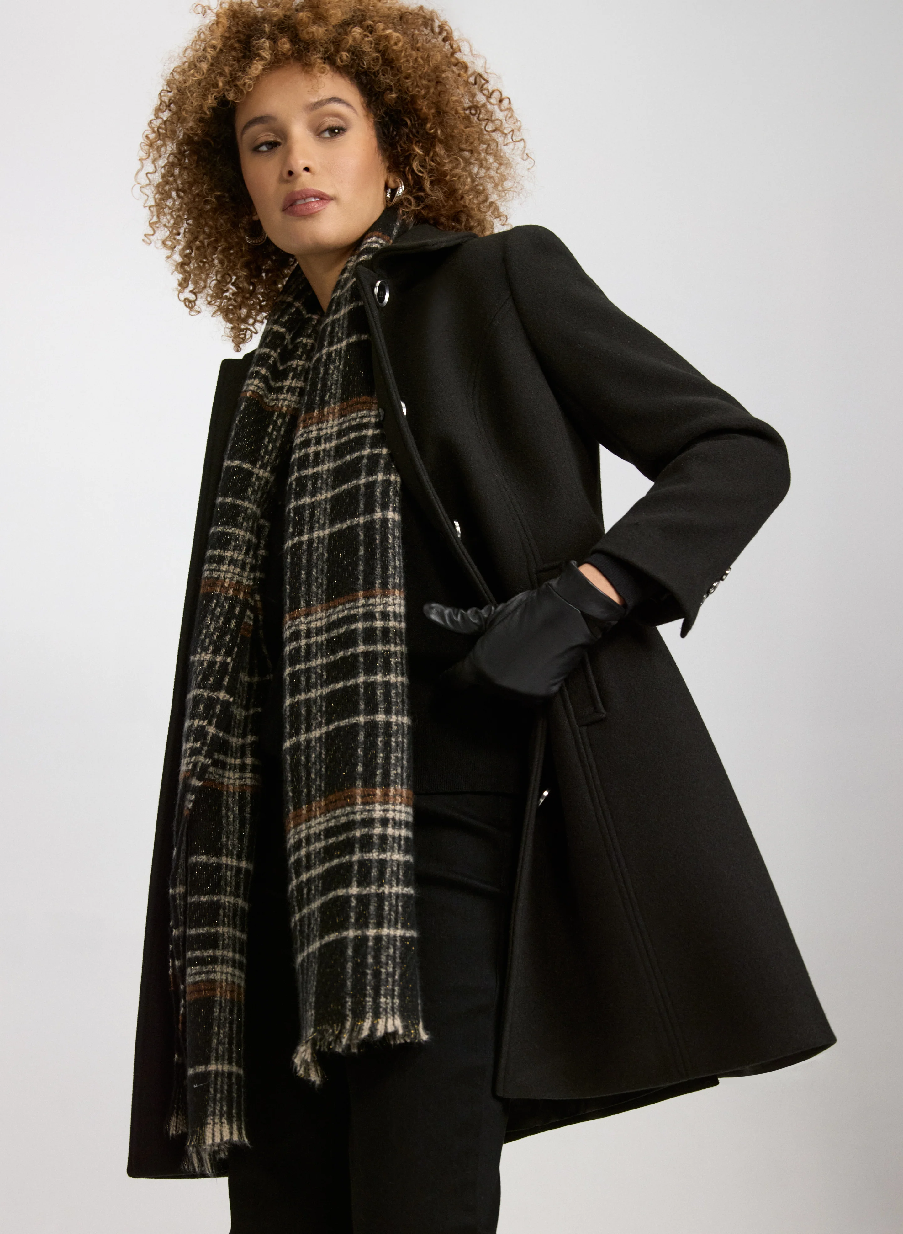 Stretch Wool-Blend Coat - Image 6