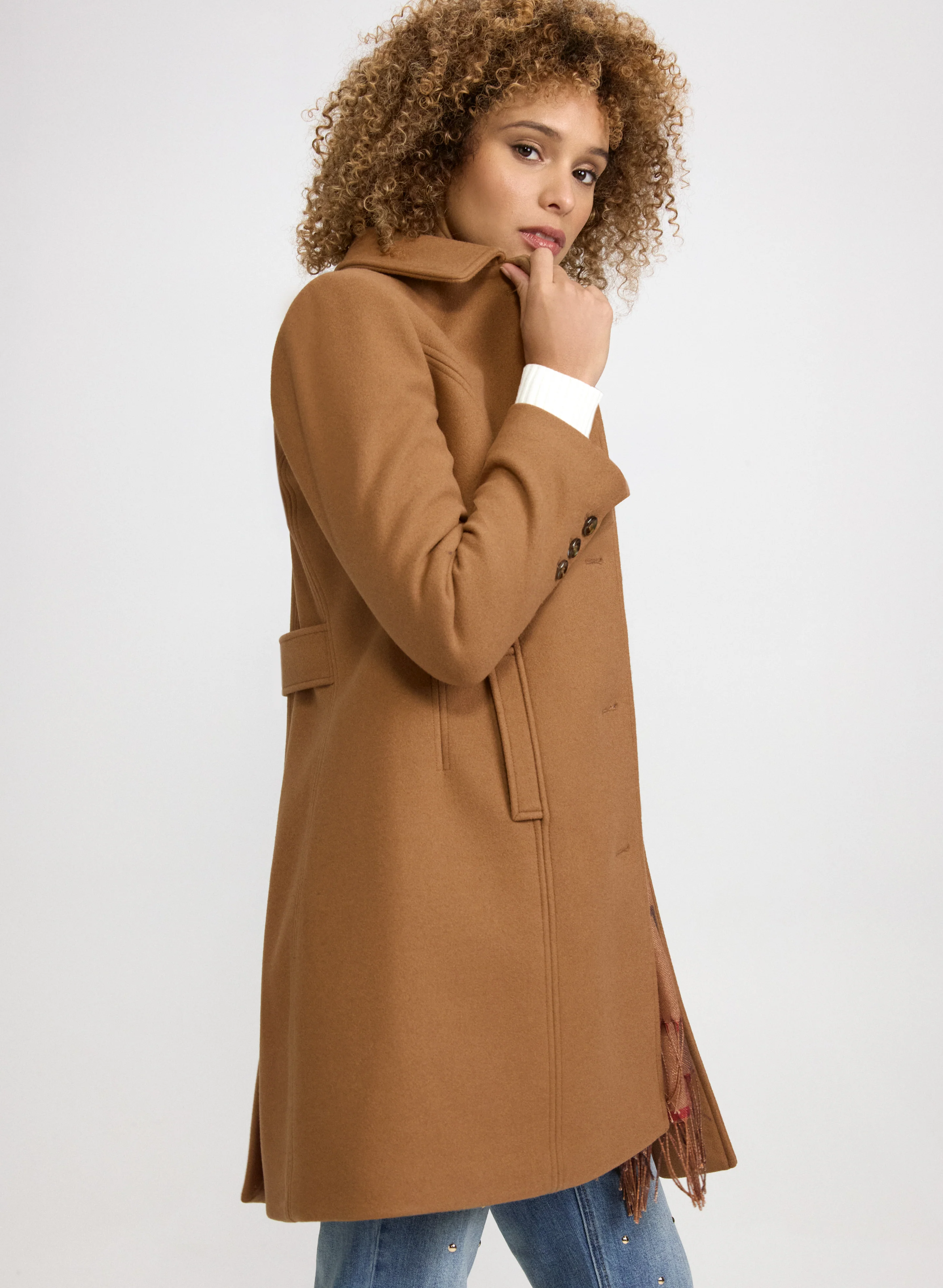 Stretch Wool-Blend Coat - Image 2