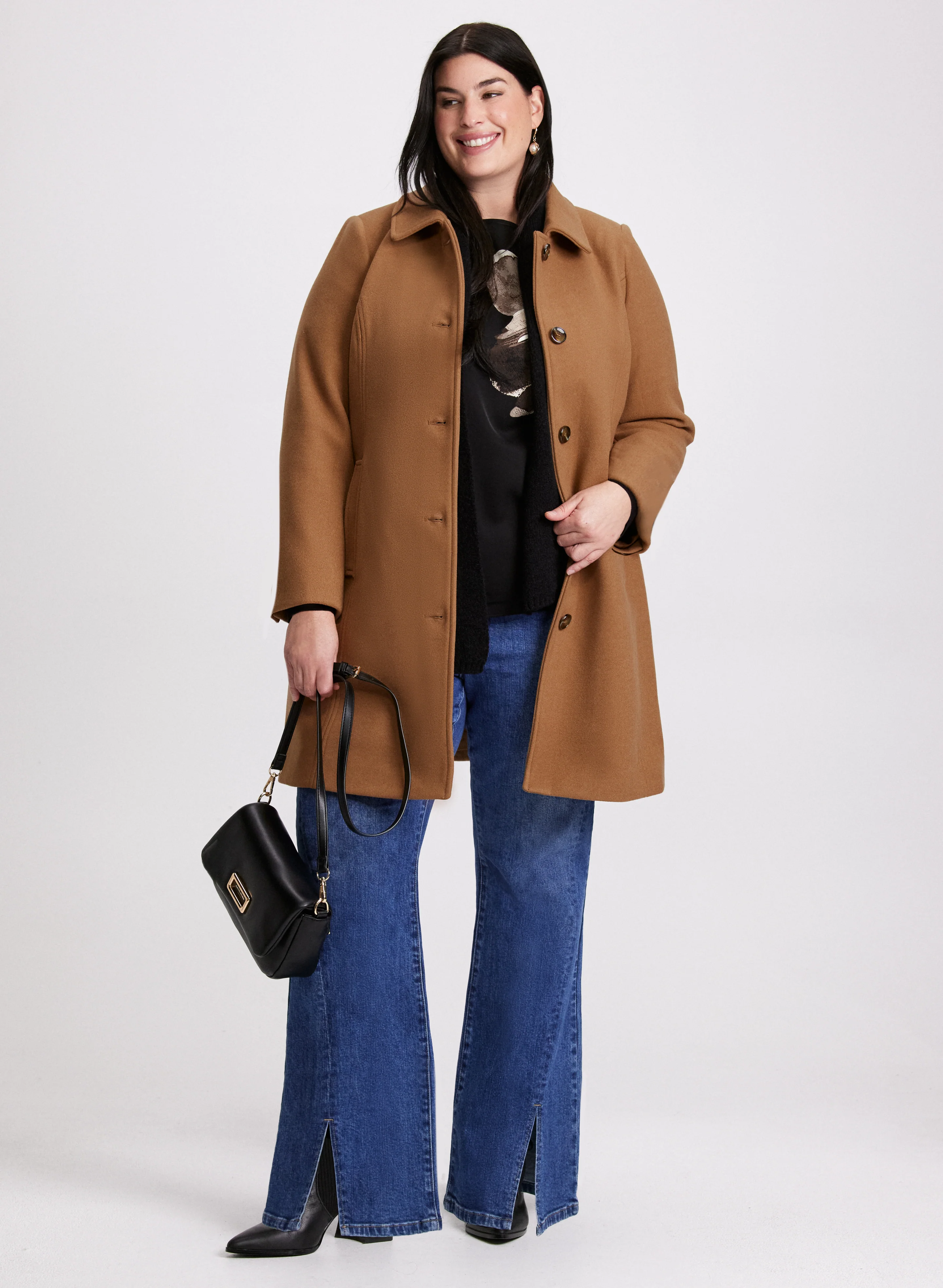 Stretch Wool-Blend Coat - Image 7