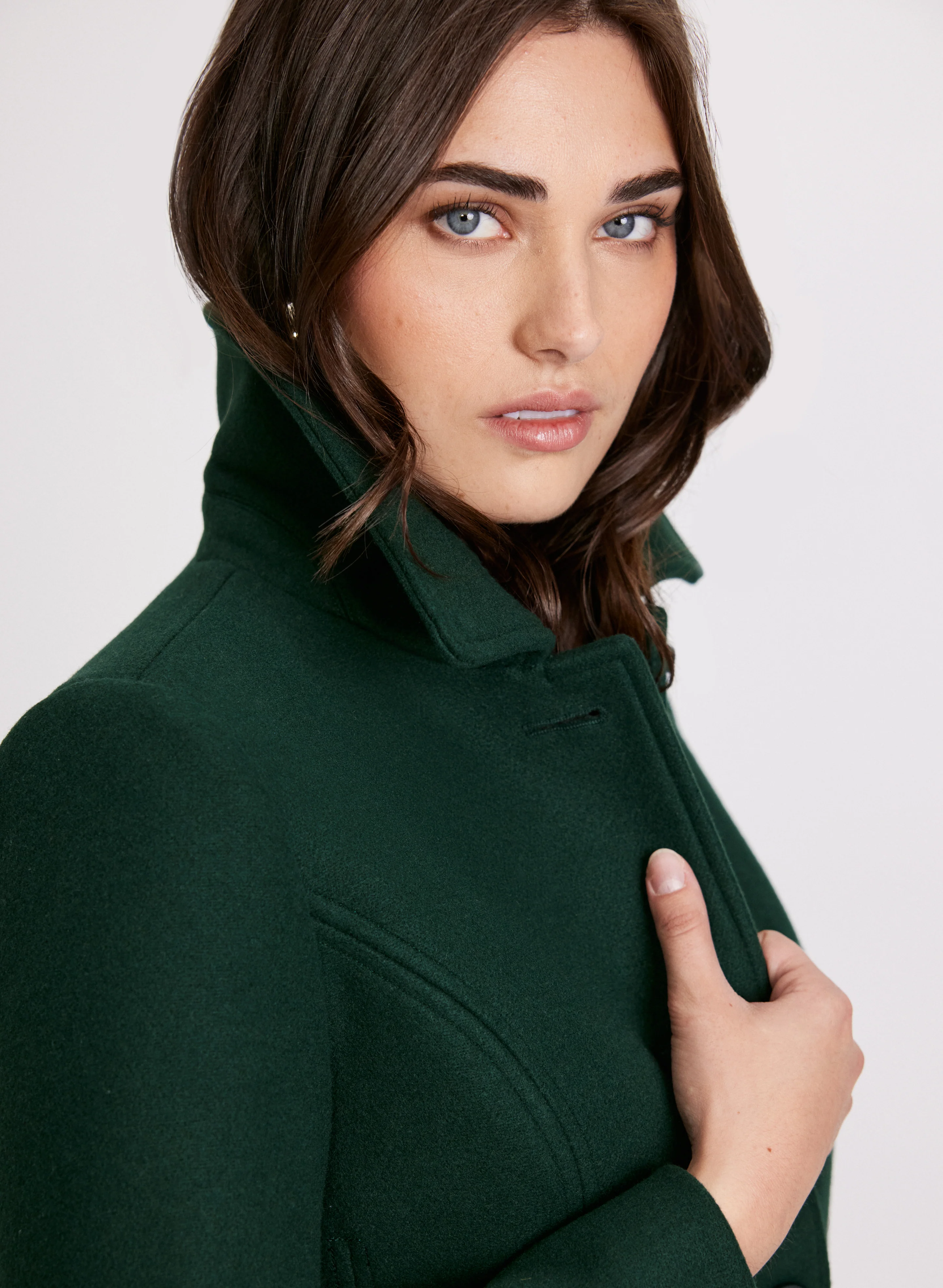 Stretch Wool-Blend Coat - Image 7