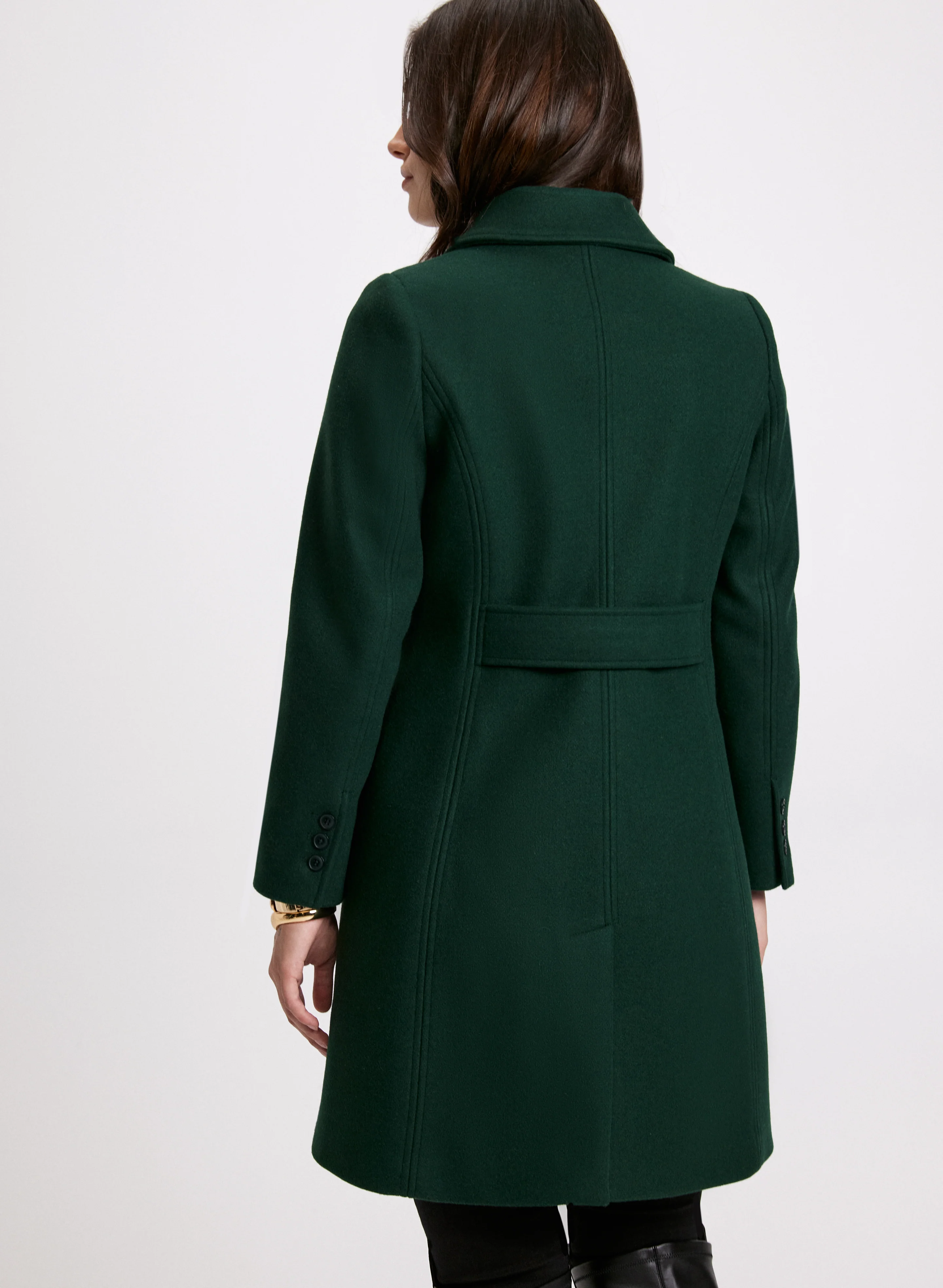Stretch Wool-Blend Coat - Image 8