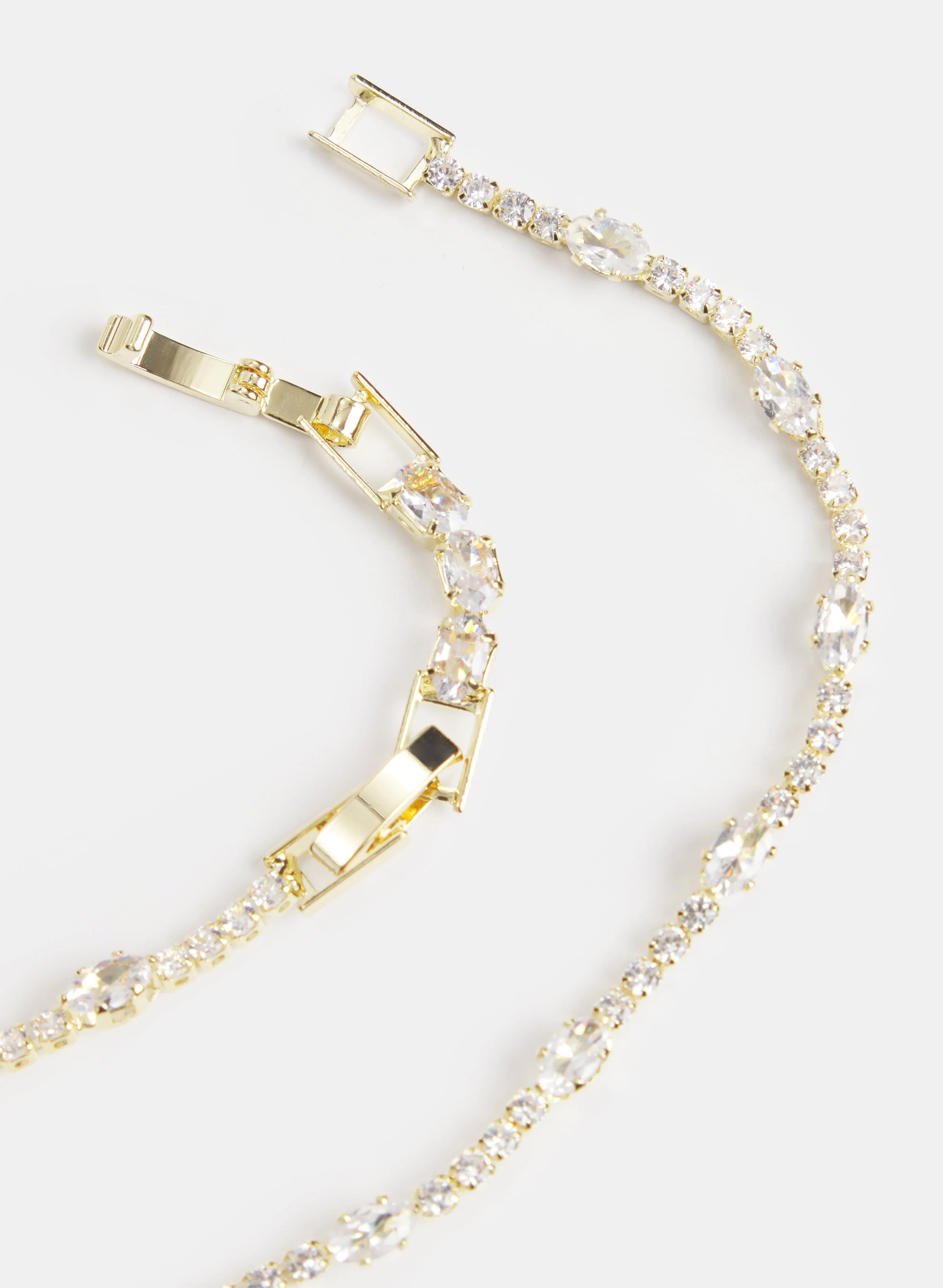 Y-Shaped Stone Necklace - Image 2