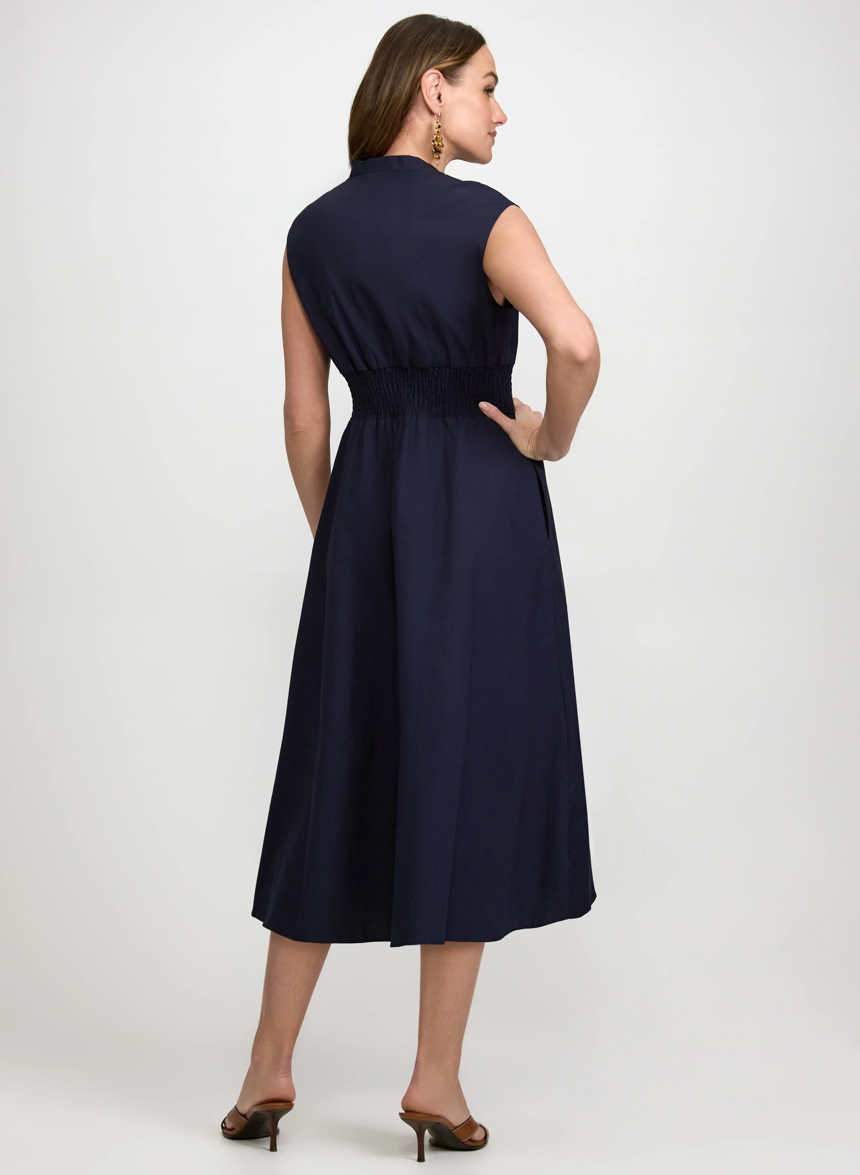 Zip Fit & Flare Dress - Image 3
