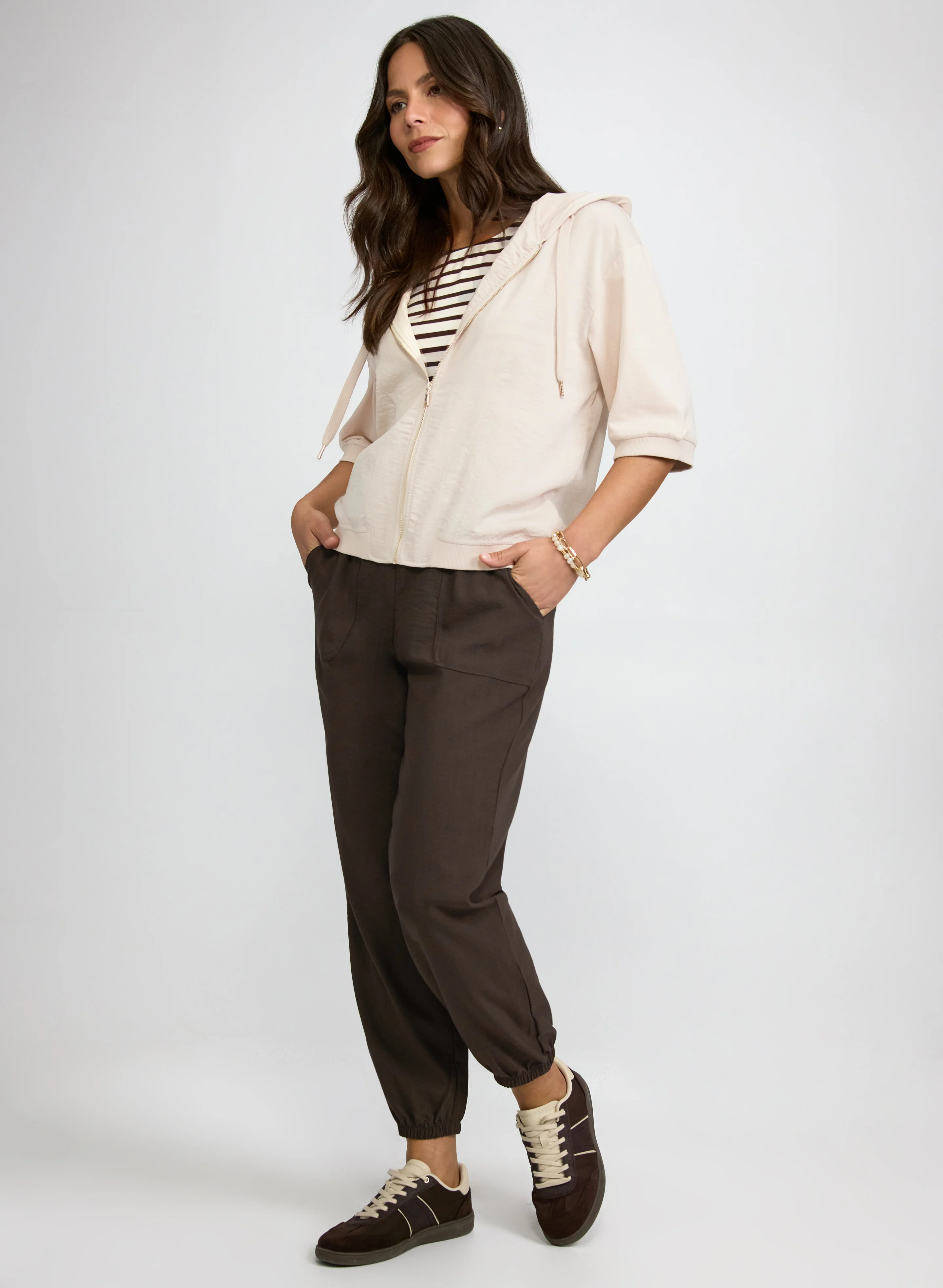 Zip-Up Hooded Top - Image 3