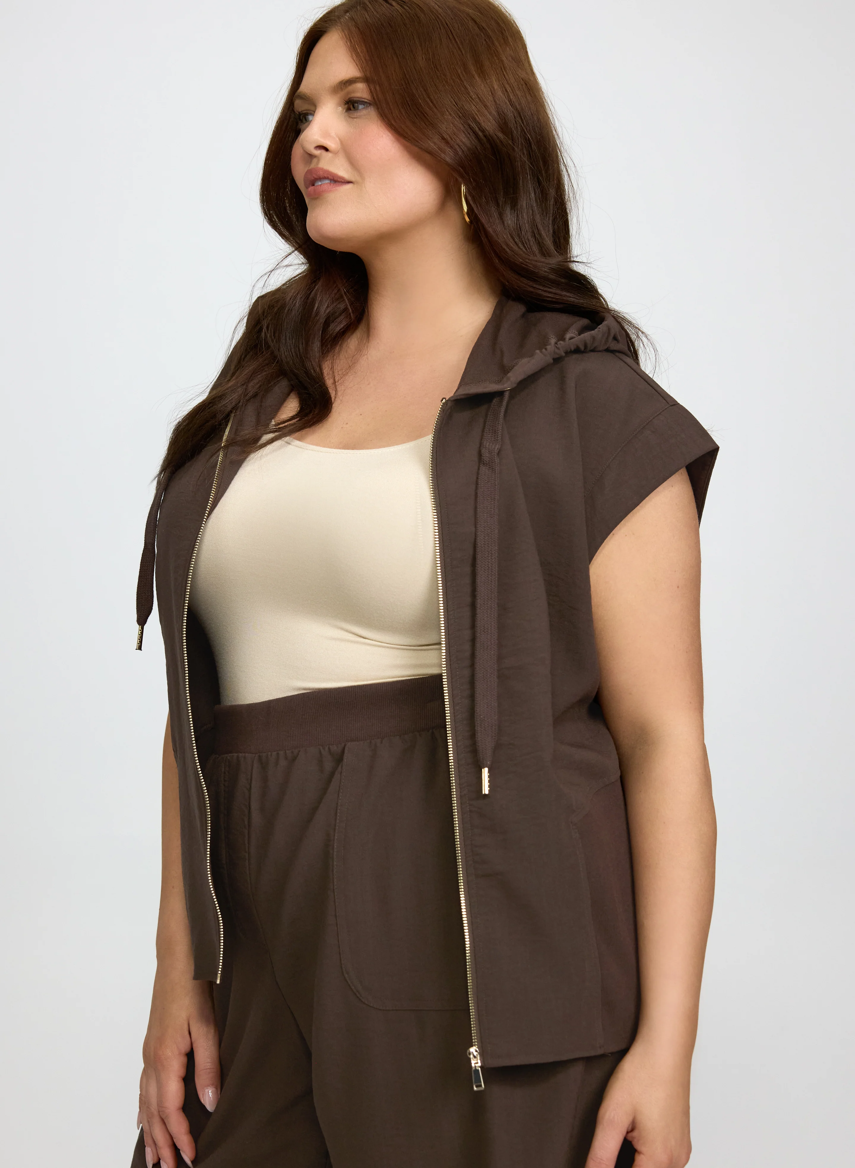 Zip Front Hooded Top - Image 5