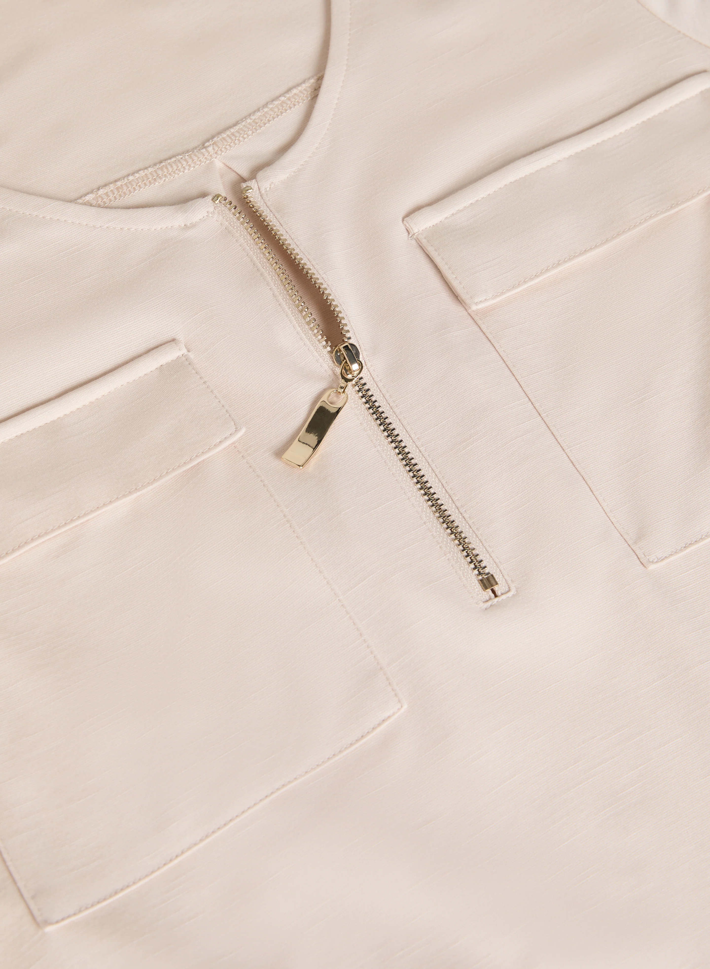 Zip Front T-Shirt - Image 7