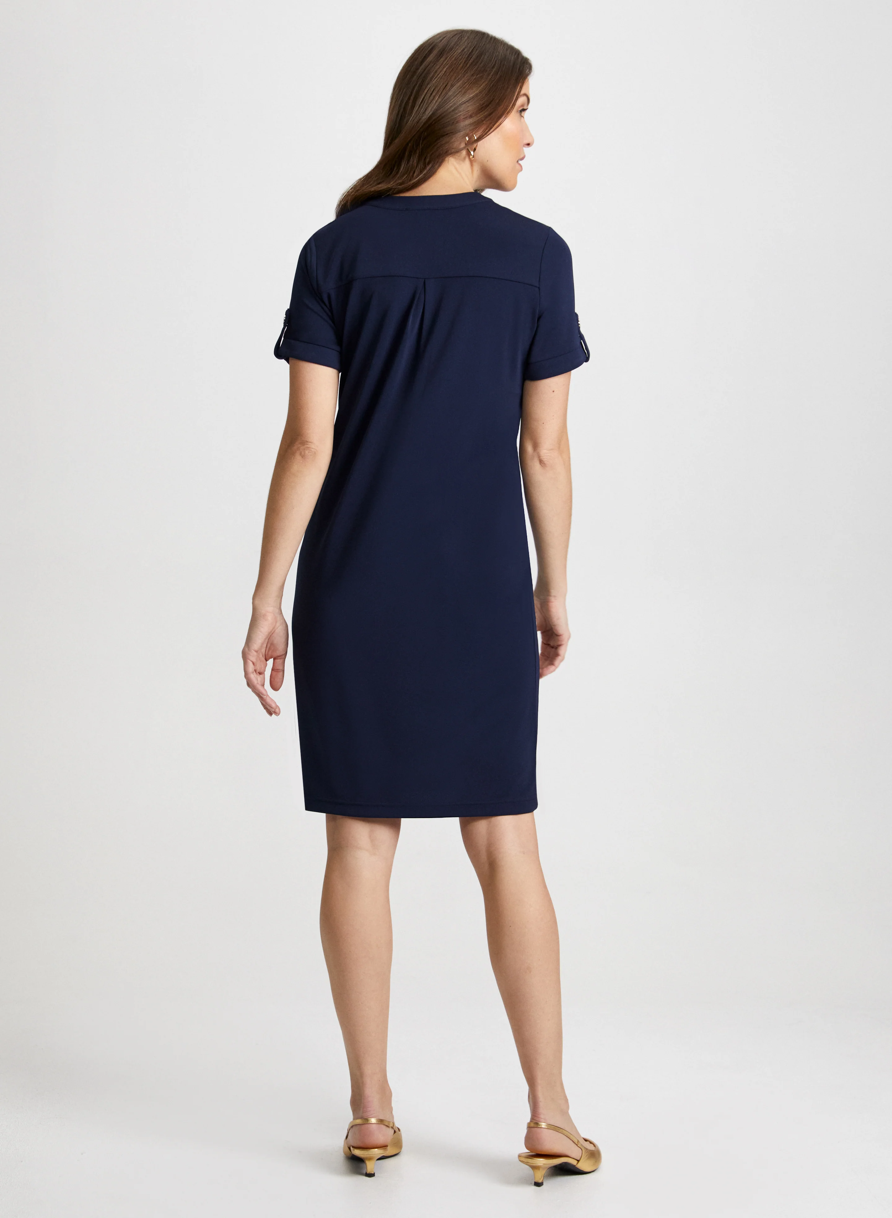 Zip Neck Dress - Image 3