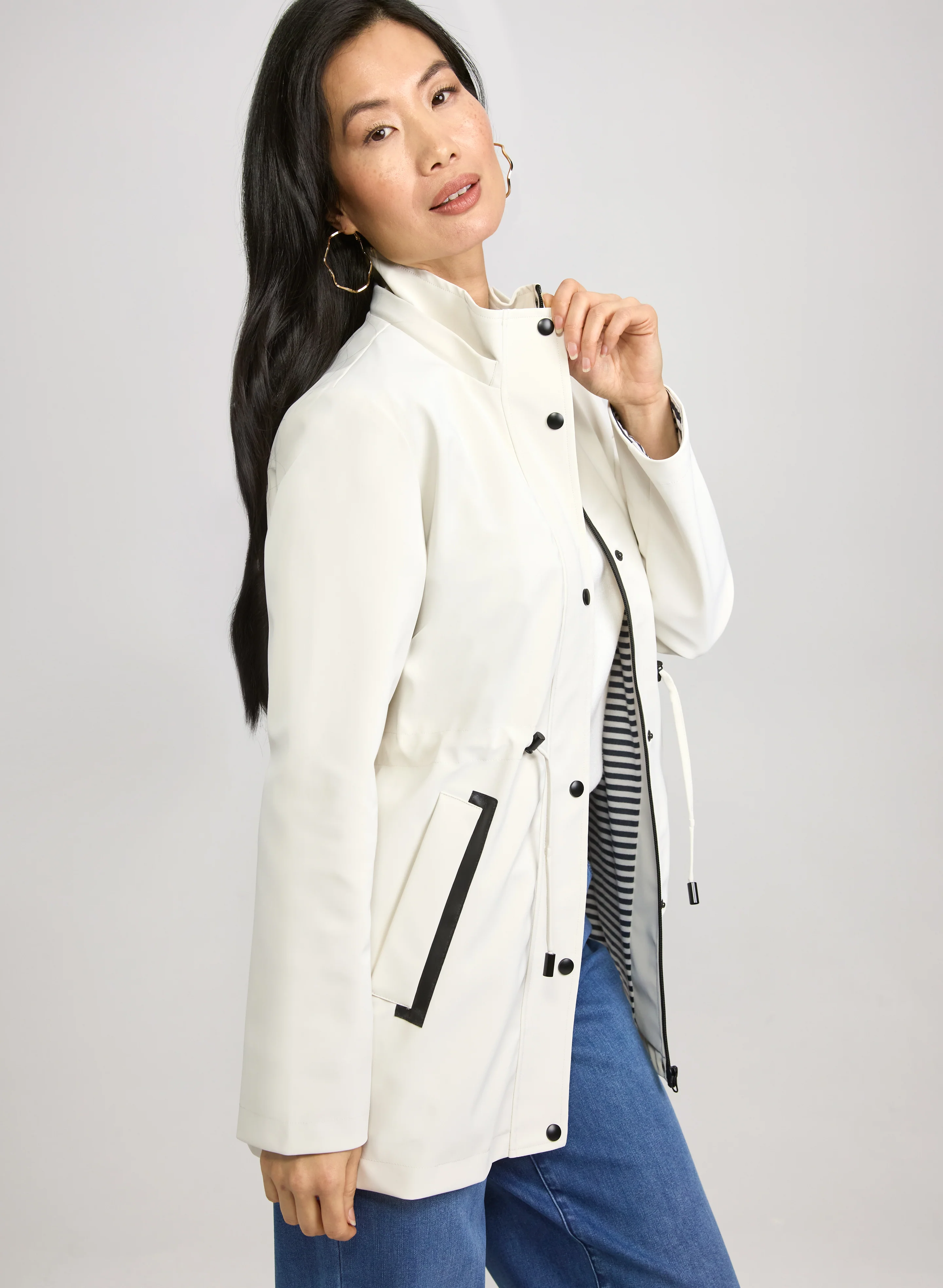 Zip Rain Coat - Image 2