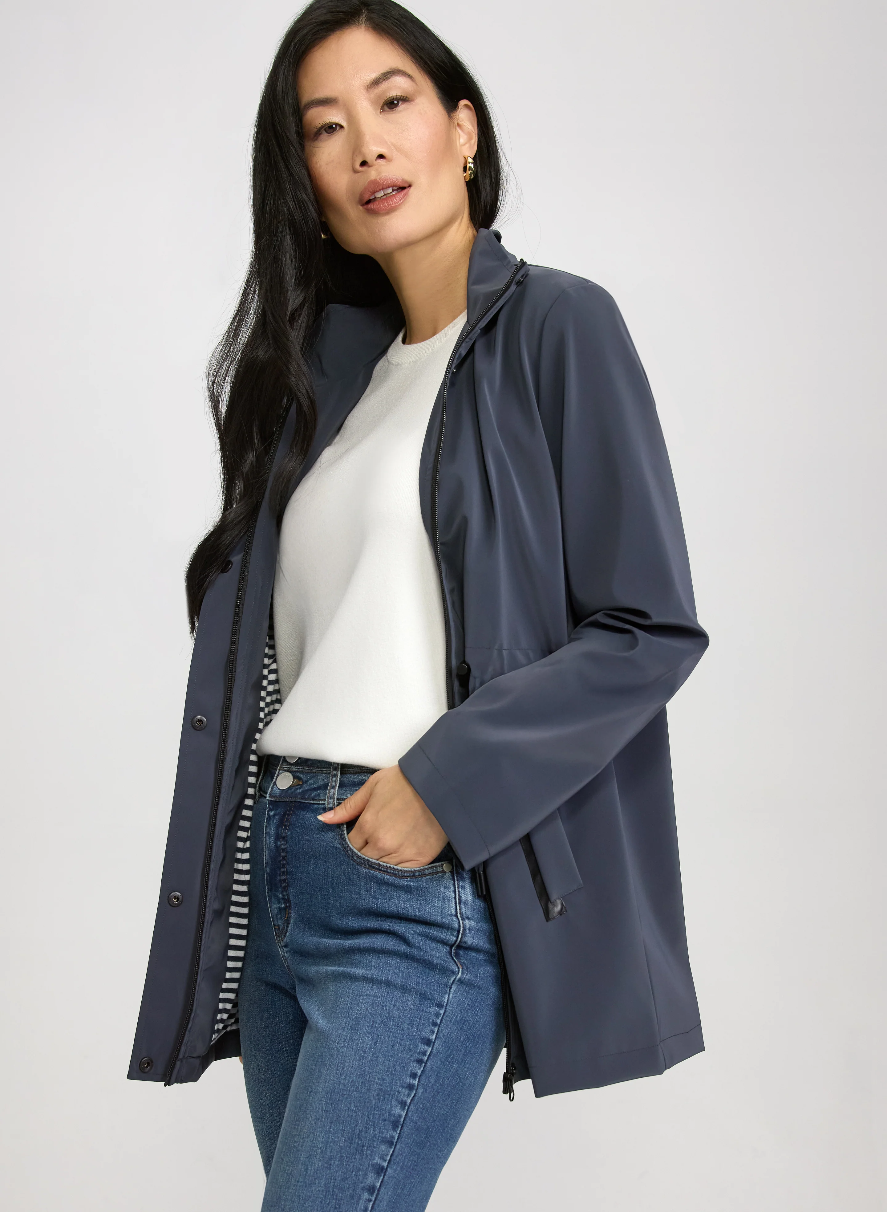 Zip Rain Coat - Image 2