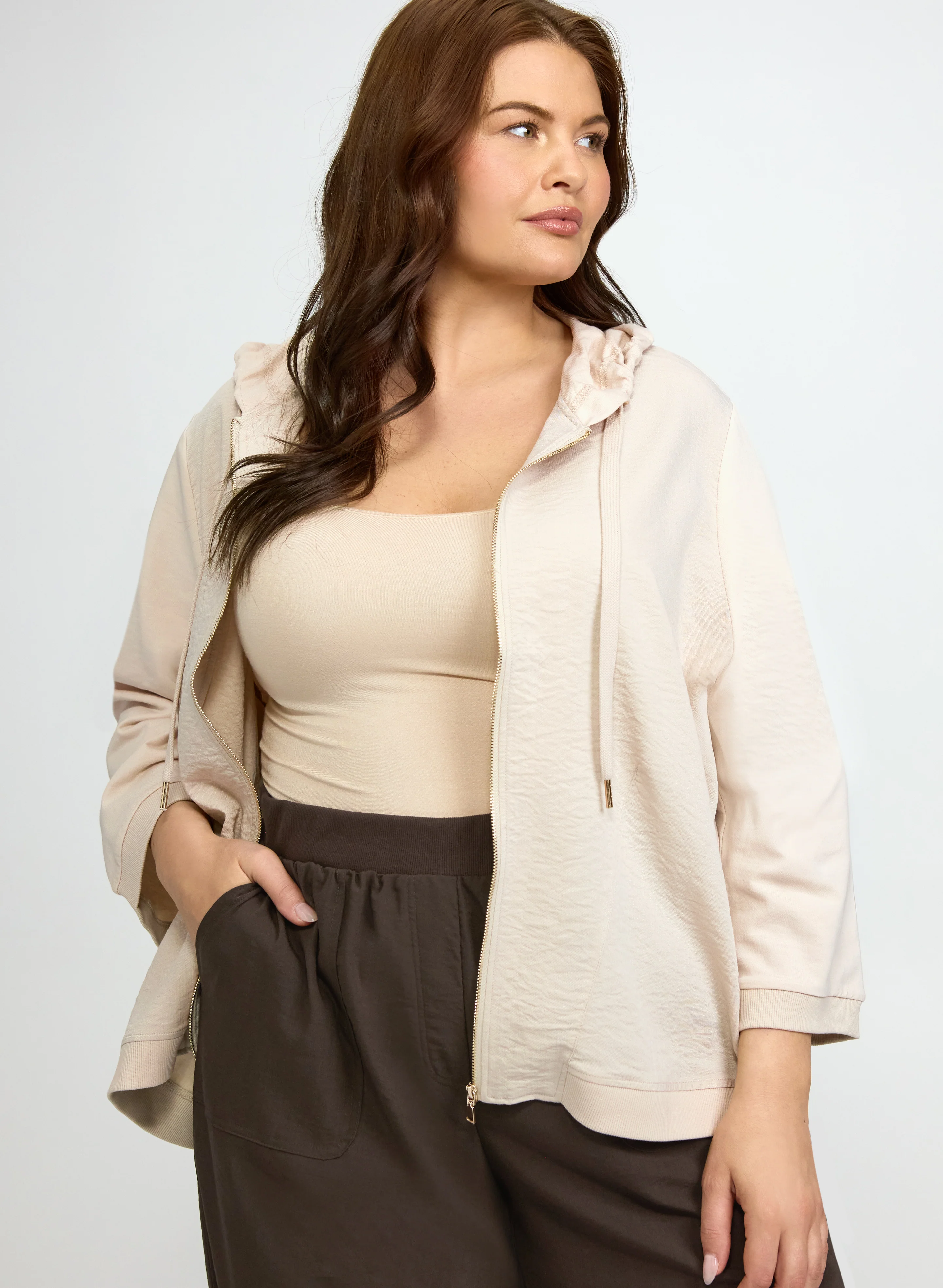 Zip-Up Hooded Top - Image 2