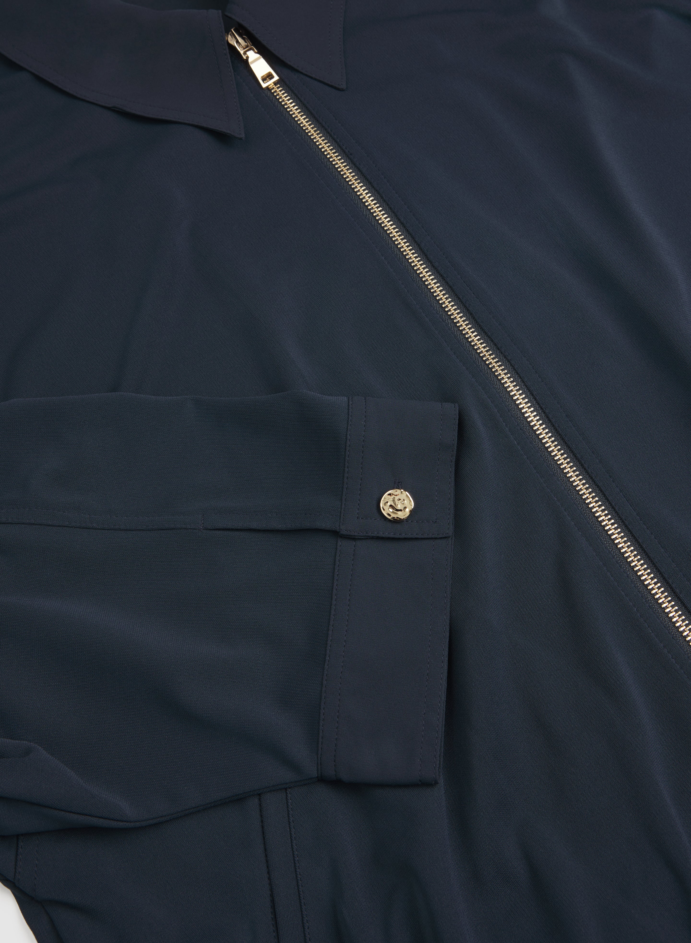 Zip-Up Jersey Top - Image 8