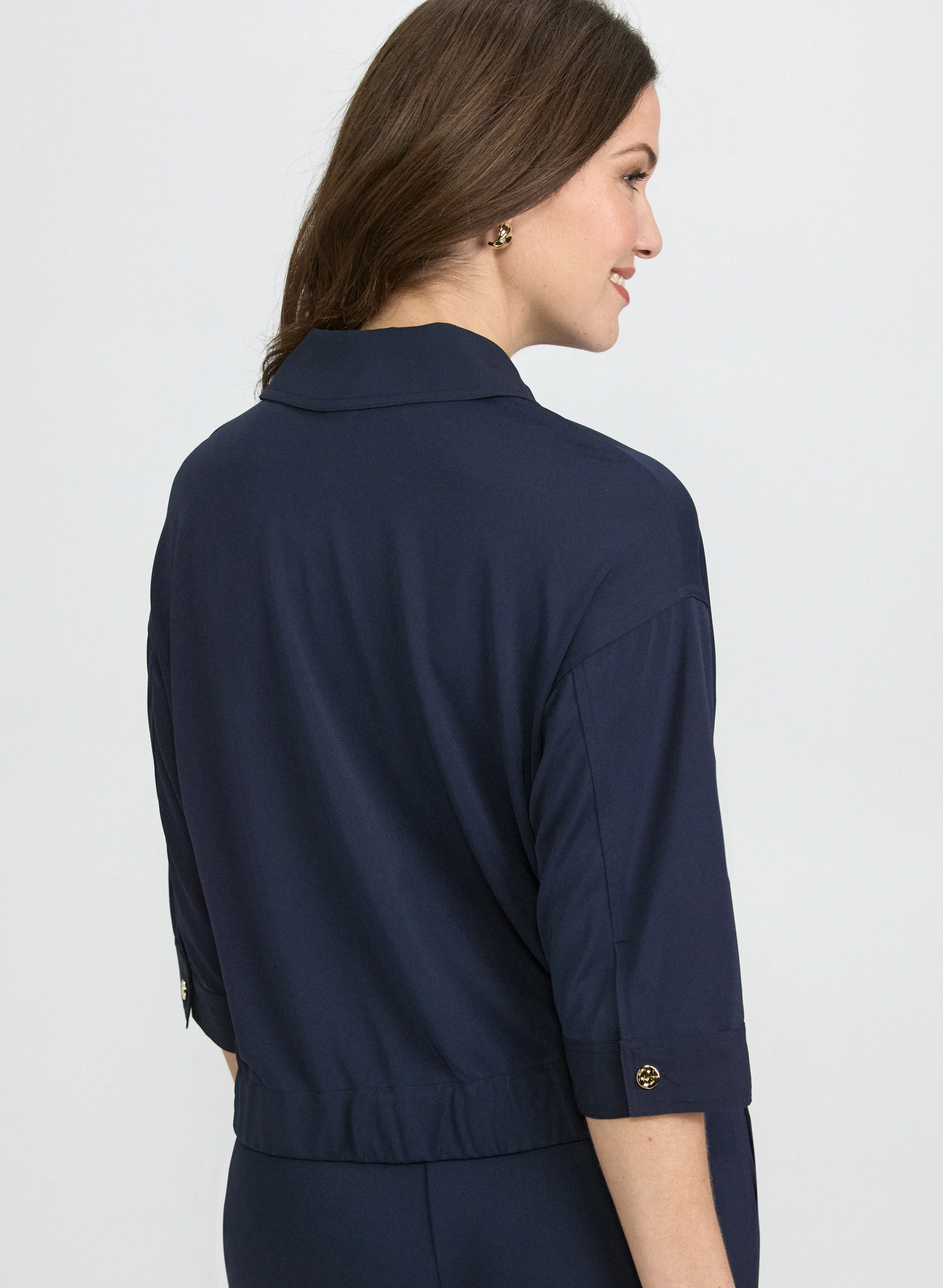 Zip-Up Jersey Top - Image 4