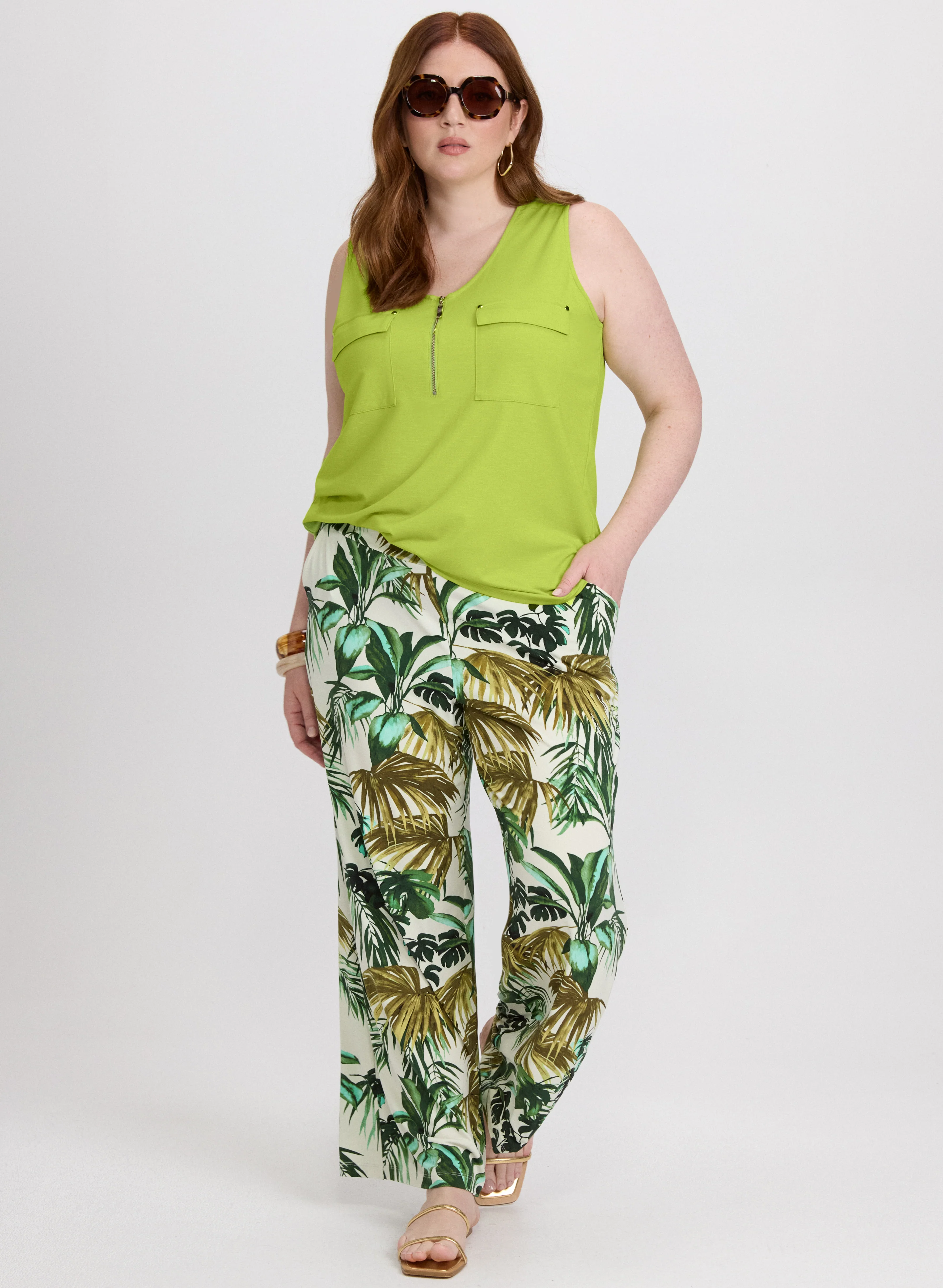 Zip-Up Tank Top - Image 2